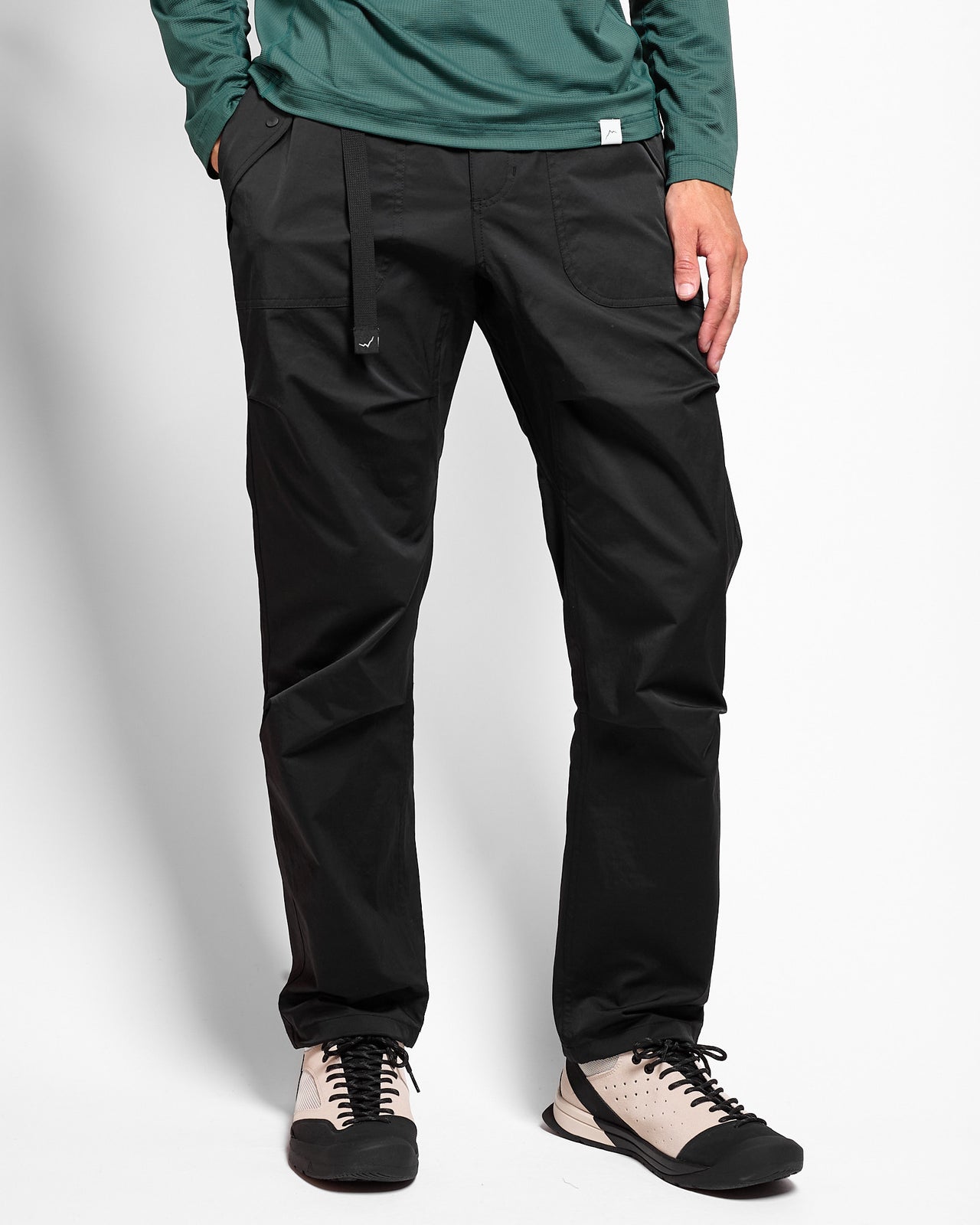Snap Pocket Pants in Black