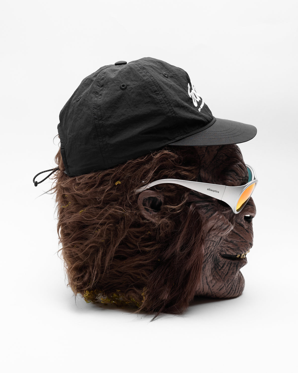 FliteSilk™ 5 Panel Pinch Cap in Black