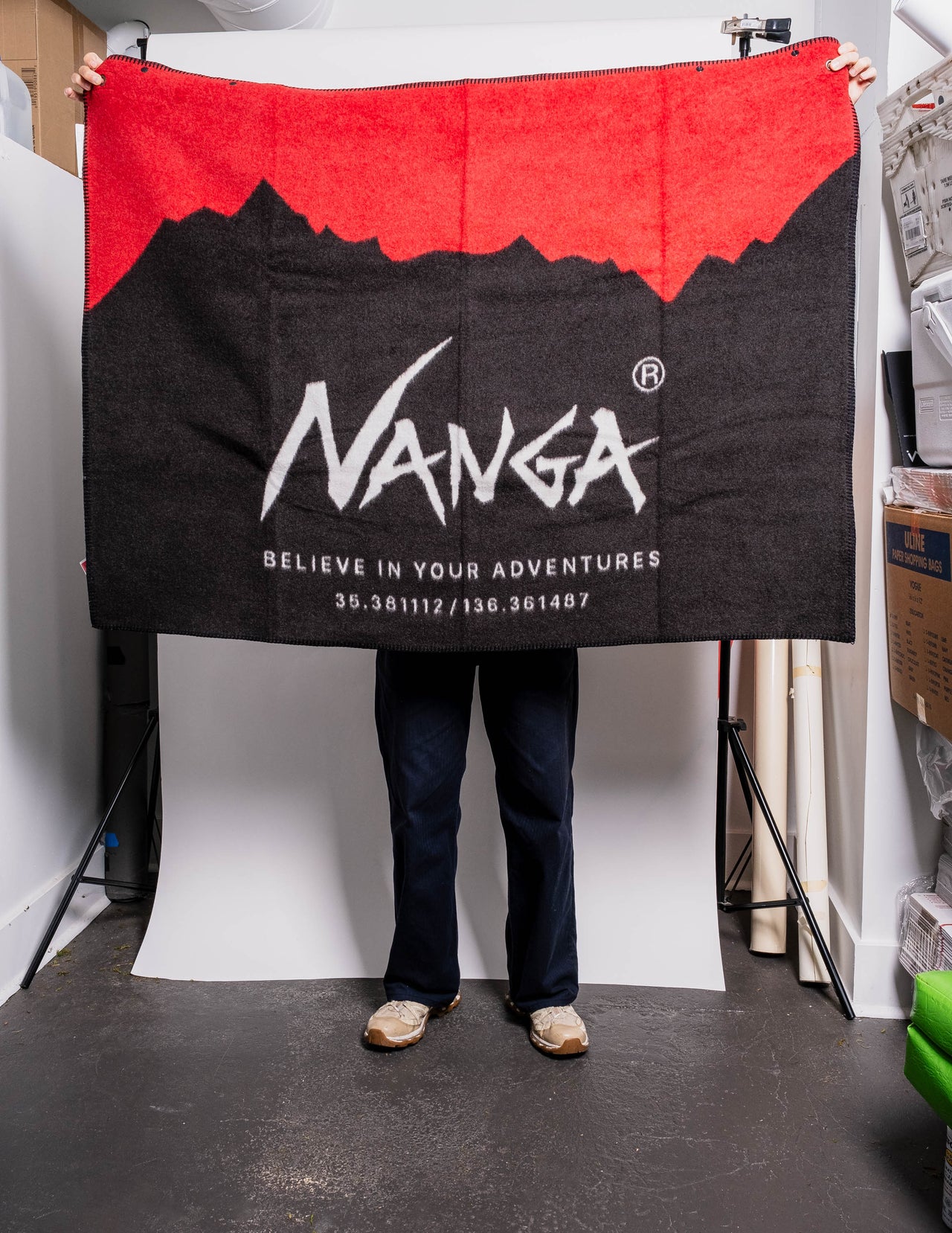 Flame Resistant Logo Blanket