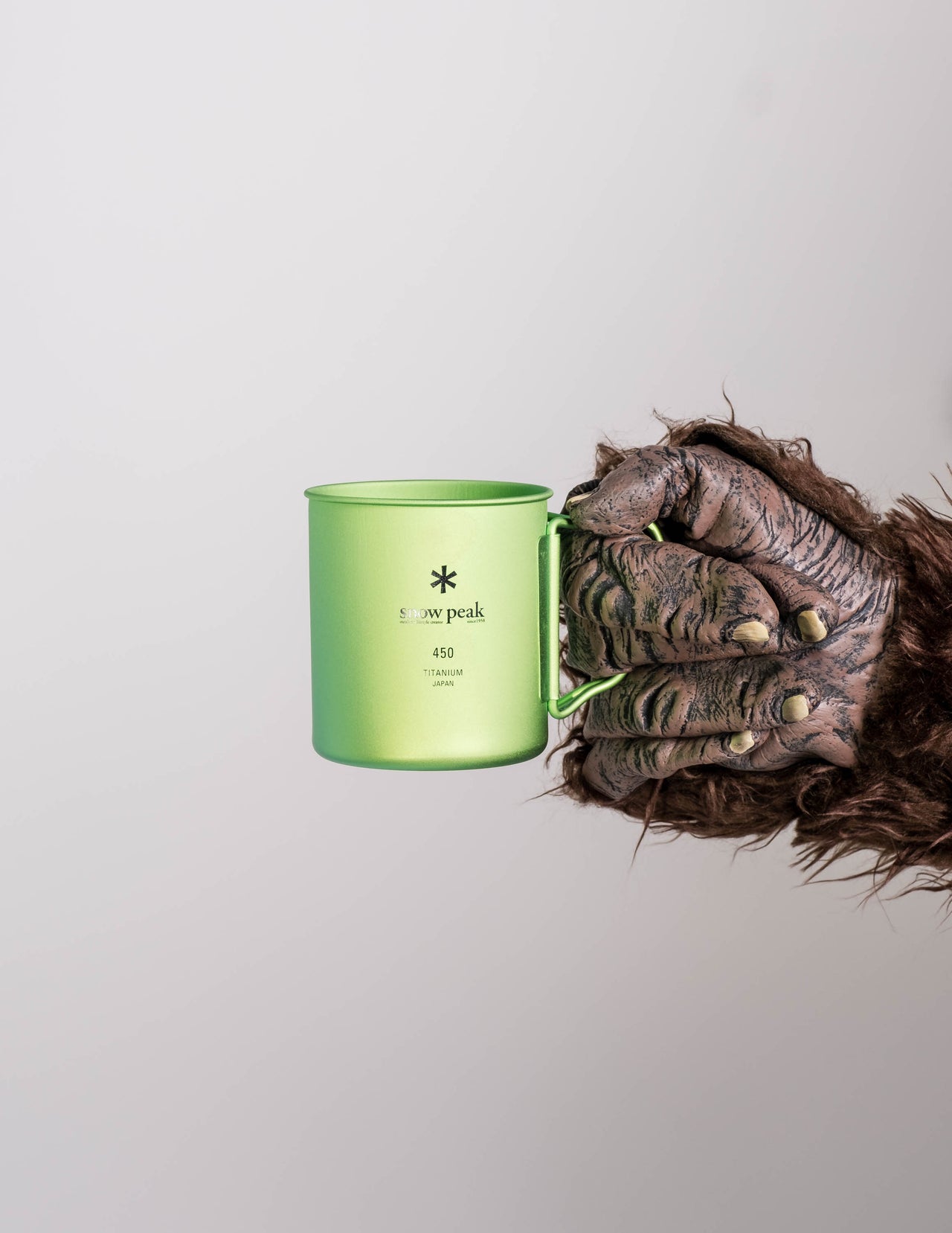 Ti-Single 450 Anodized Cup in Green