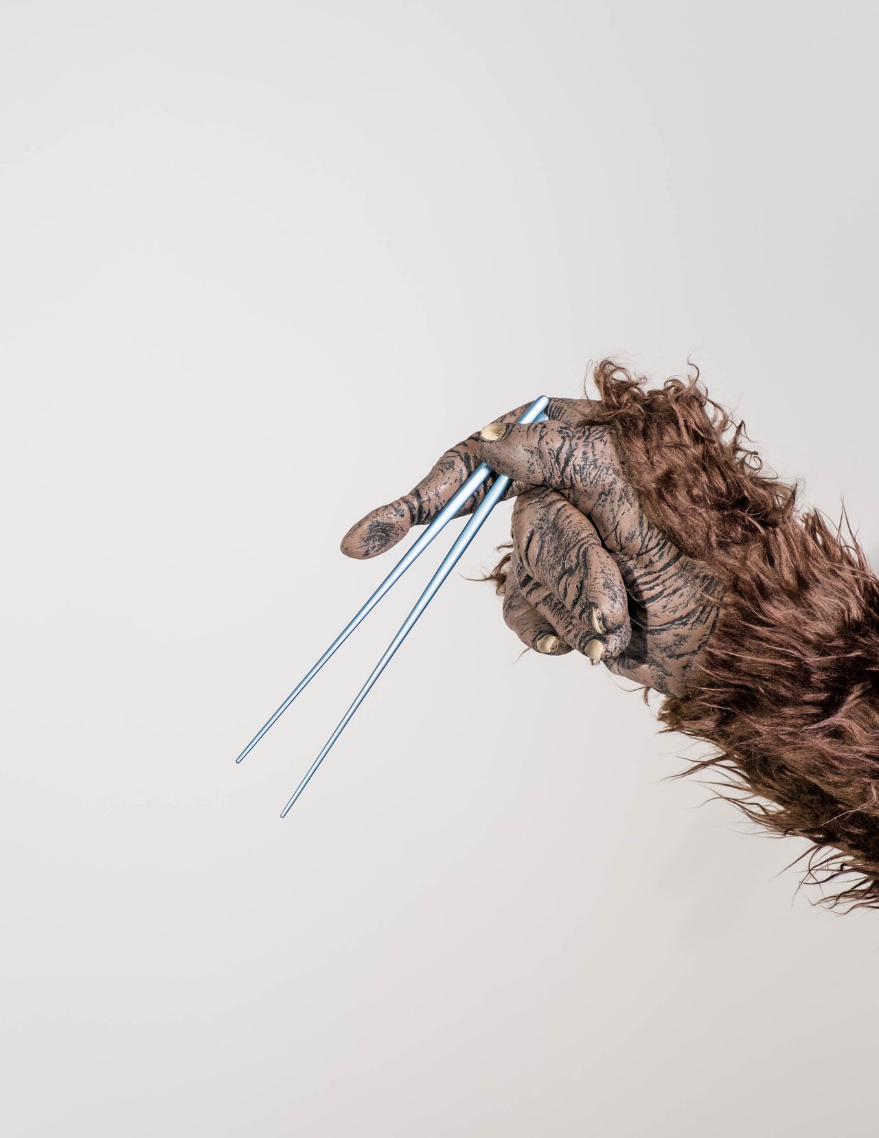 Titanium Chopsticks in Anodized Blue