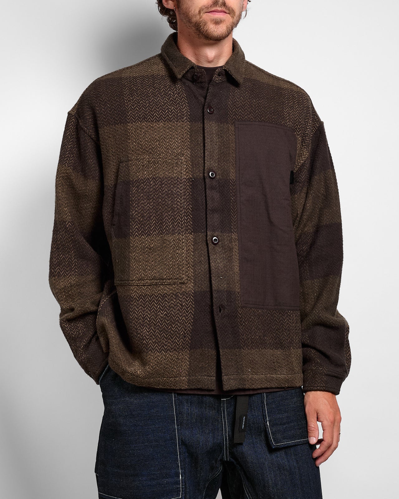 MS-109 Research Shirt in Fir Strata