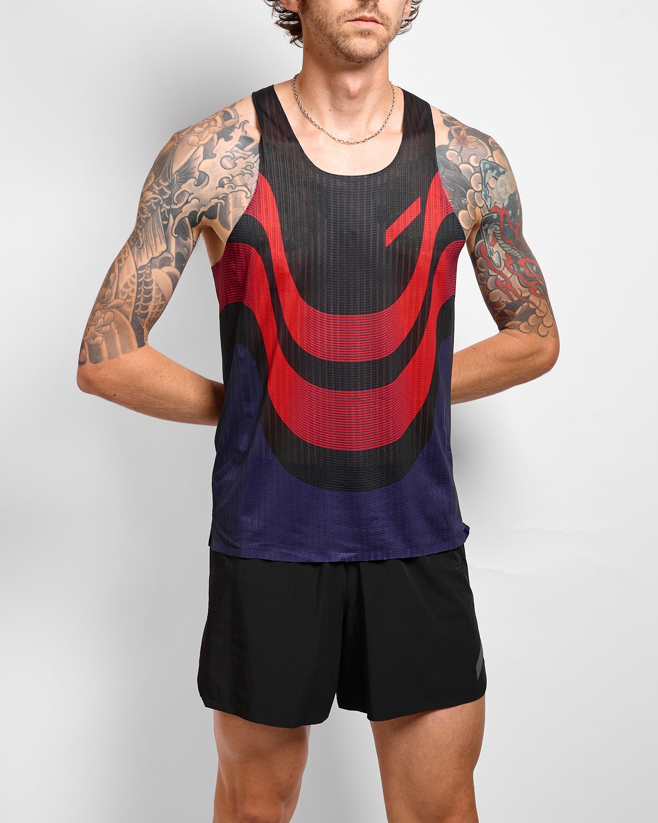 Race Vest 2.0 in Black/Red/Navy