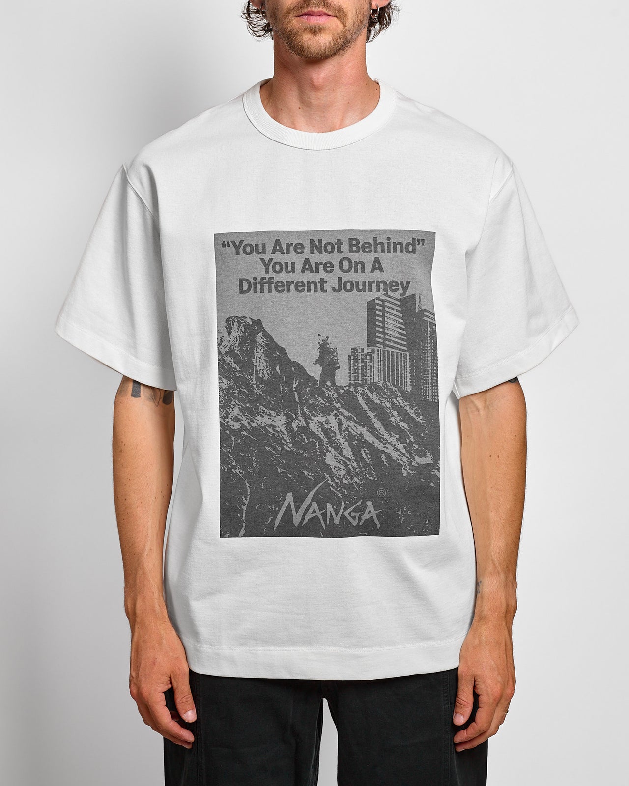 Eco Hybrid Field to City Tee in White