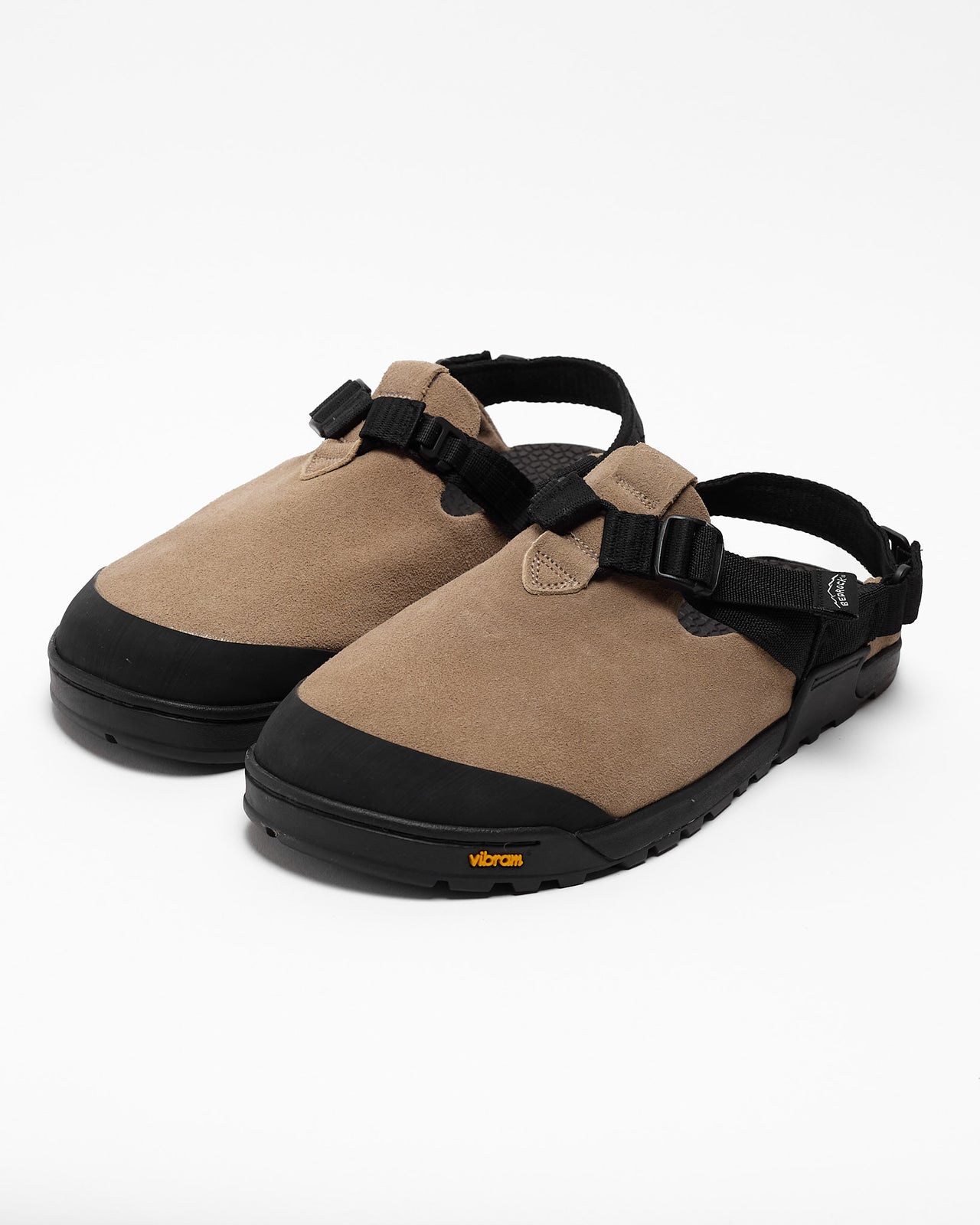 Mountain Clog in Birch Bark Leather Suede