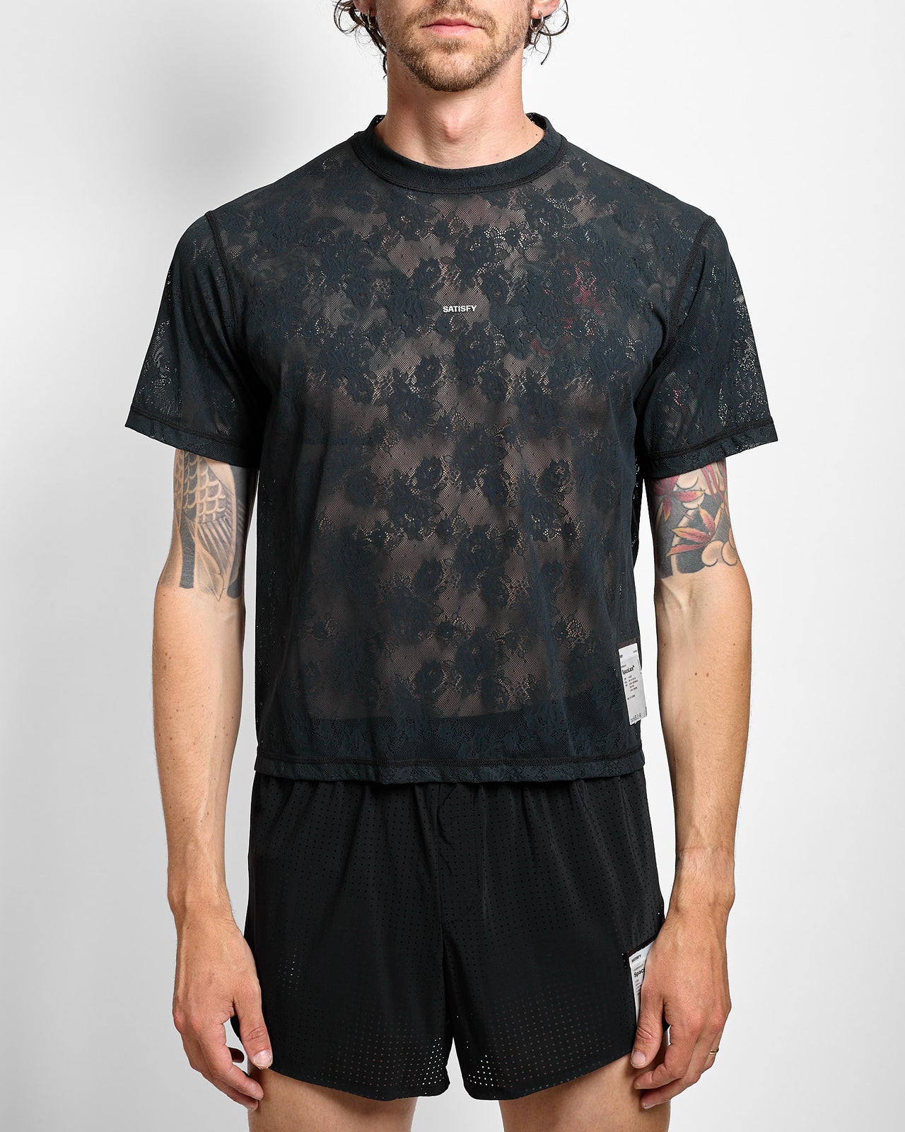 SpaceLace™ T‑Shirt in Black