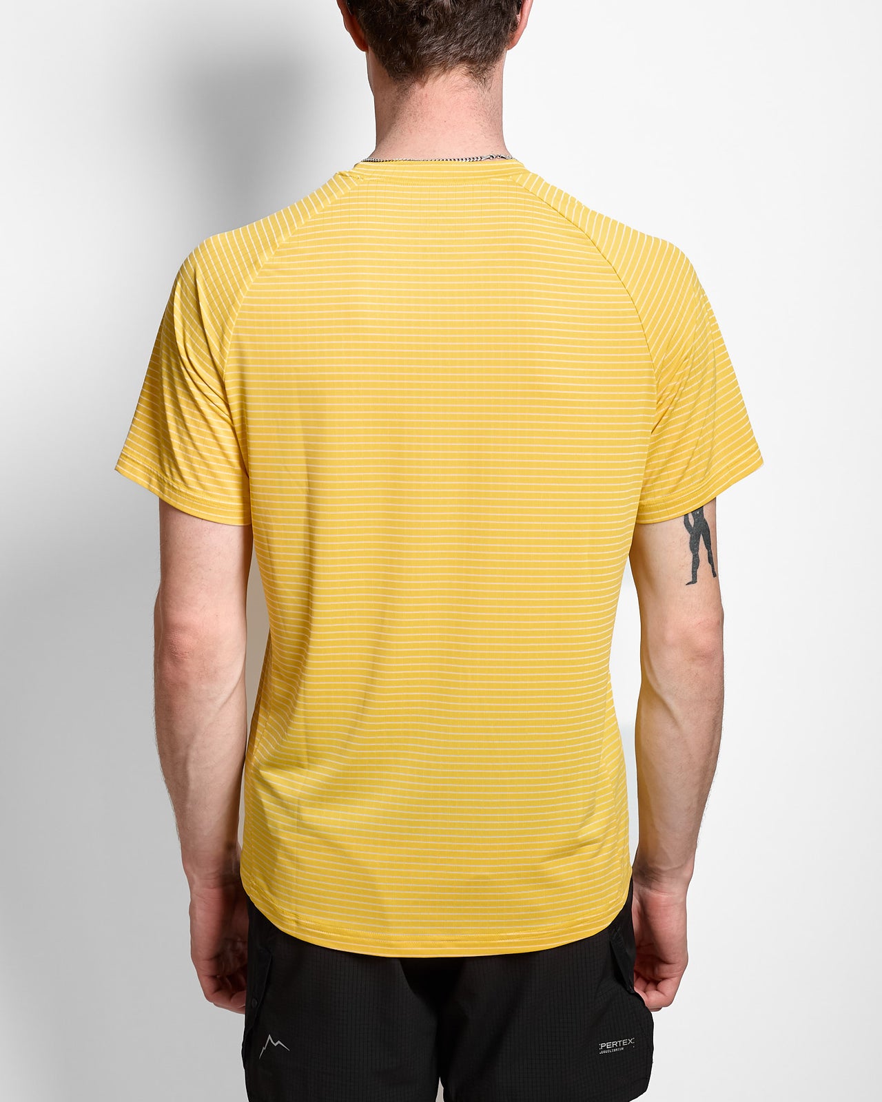 Stripe B.L. Short Sleeve in Yellow
