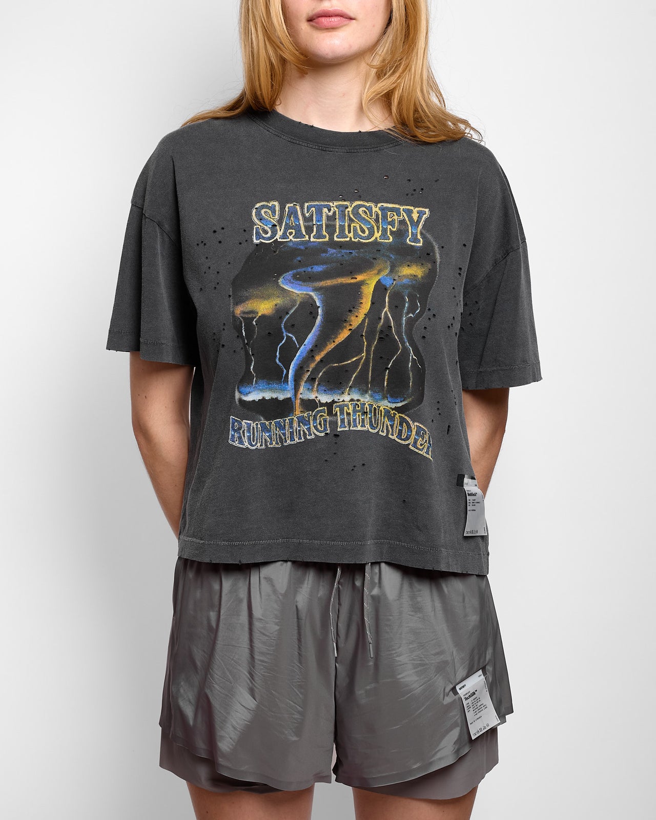 W's MothTech™ T-Shirt in Aged Black