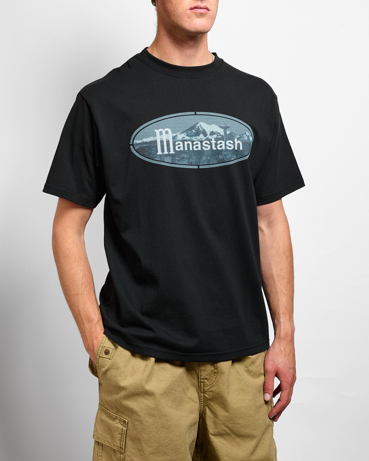 CiTee Ridge Logo Tee in Black