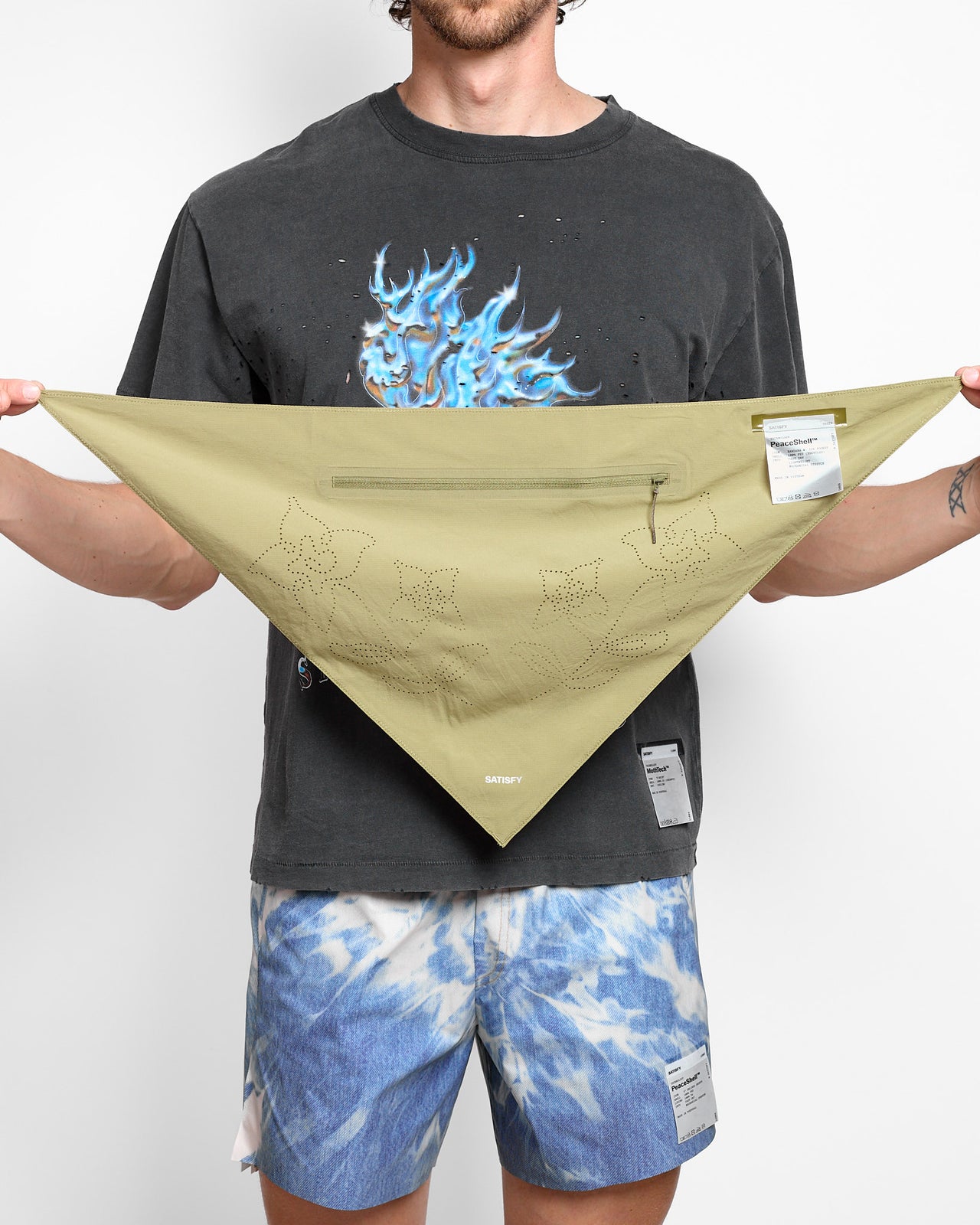 PeaceShell™ Bandana w/ Ice Pocket in Cedar