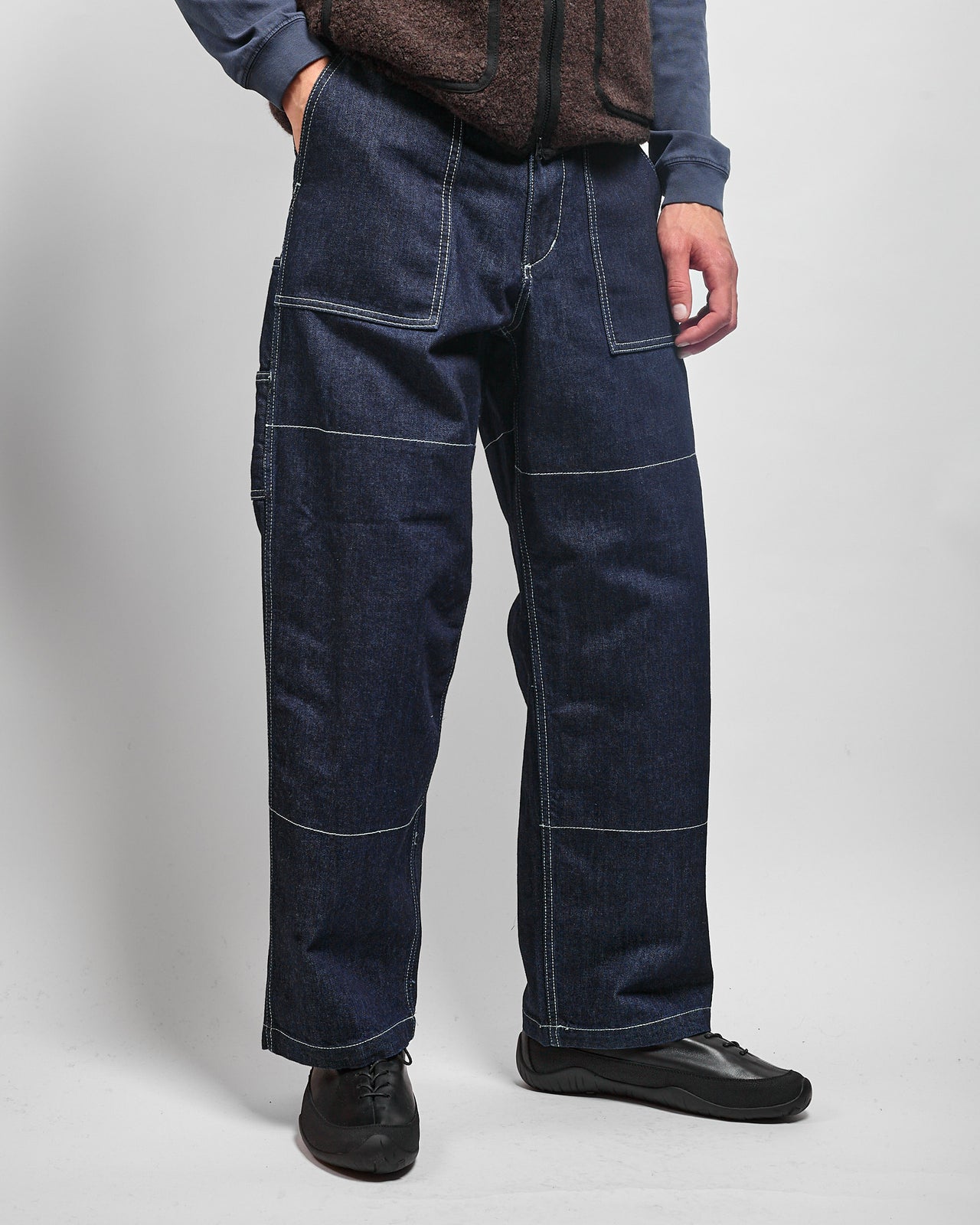 Takibi Denim Pants in Indigo