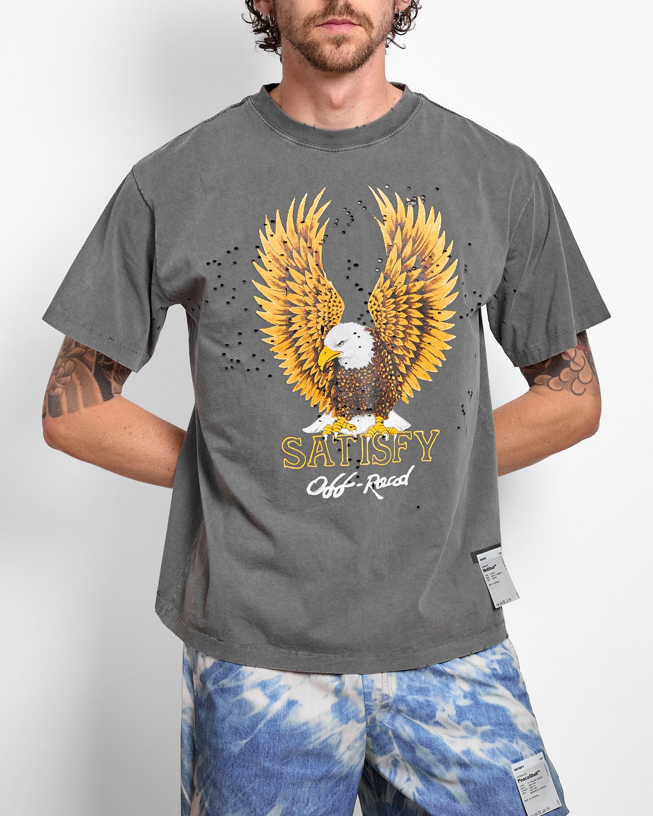 MothTech™ T-Shirt in Faded Black