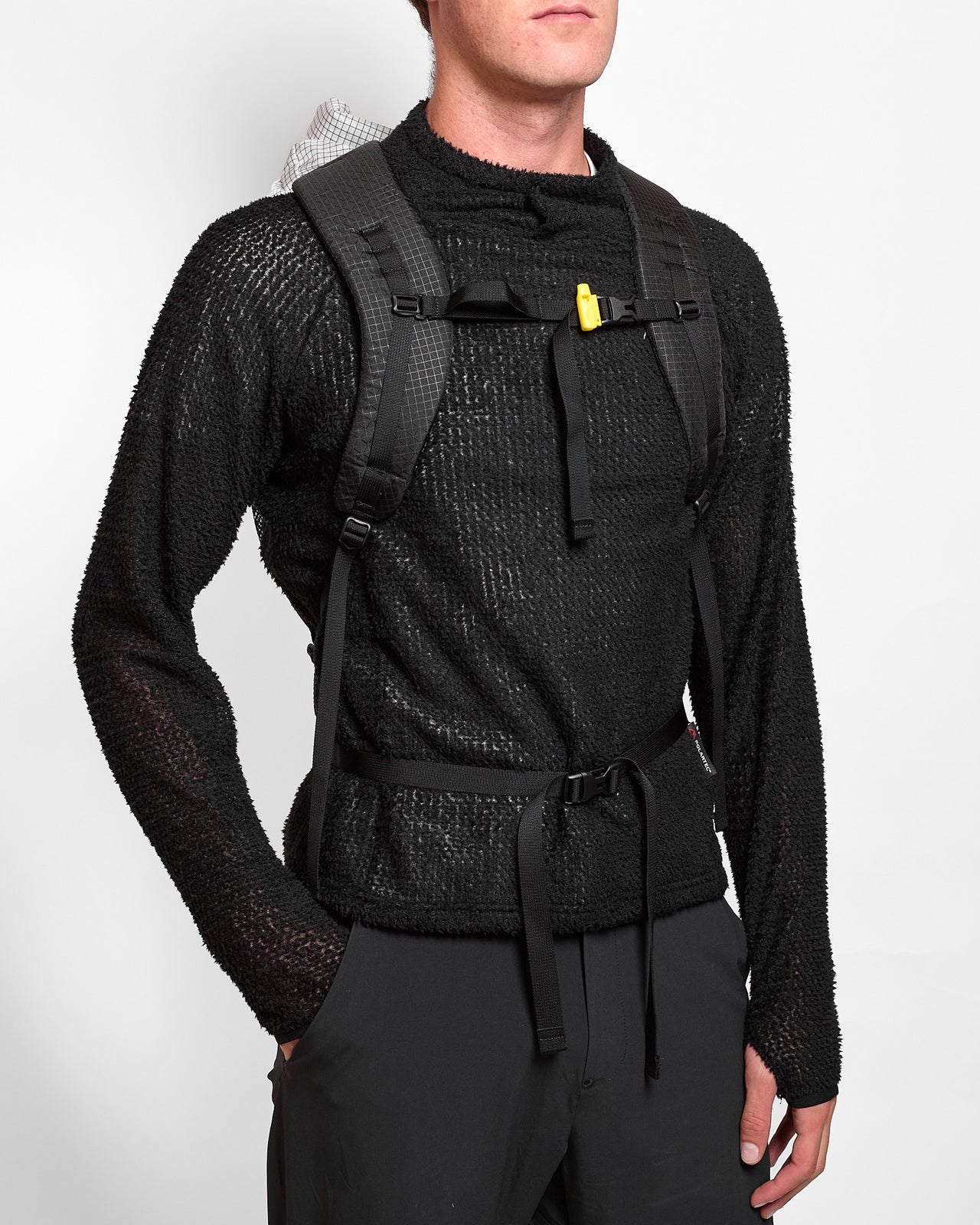 Gaya Roll Top B-Grid Mesh in White