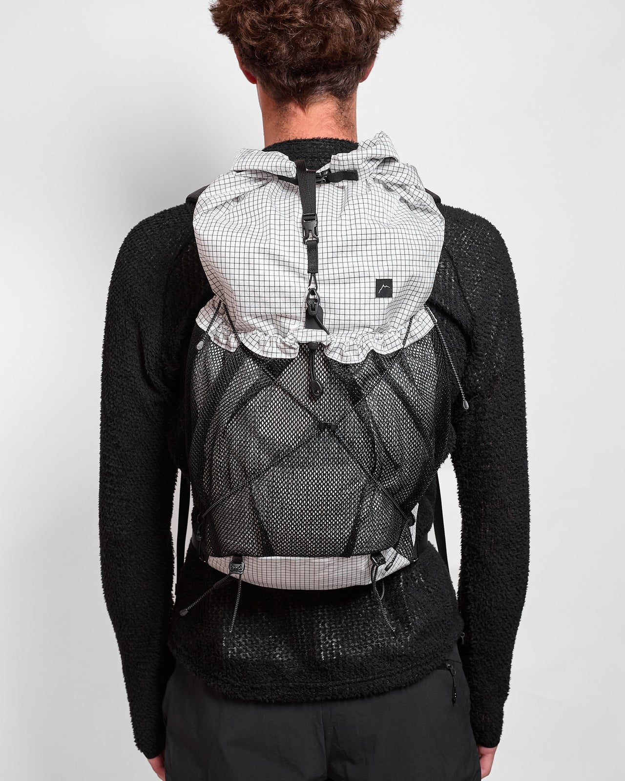 Gaya Roll Top B-Grid Mesh in White