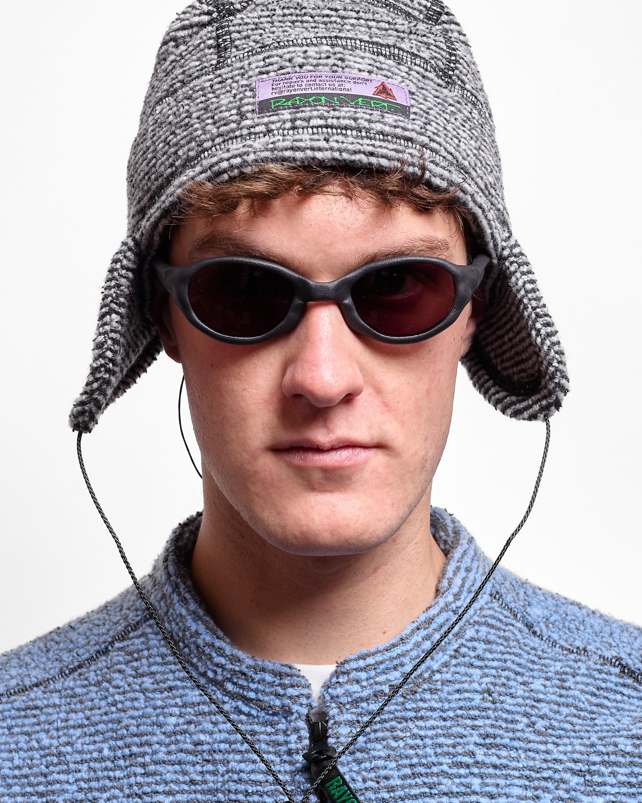 Wormholes Sunglasses in Vulcanic Black