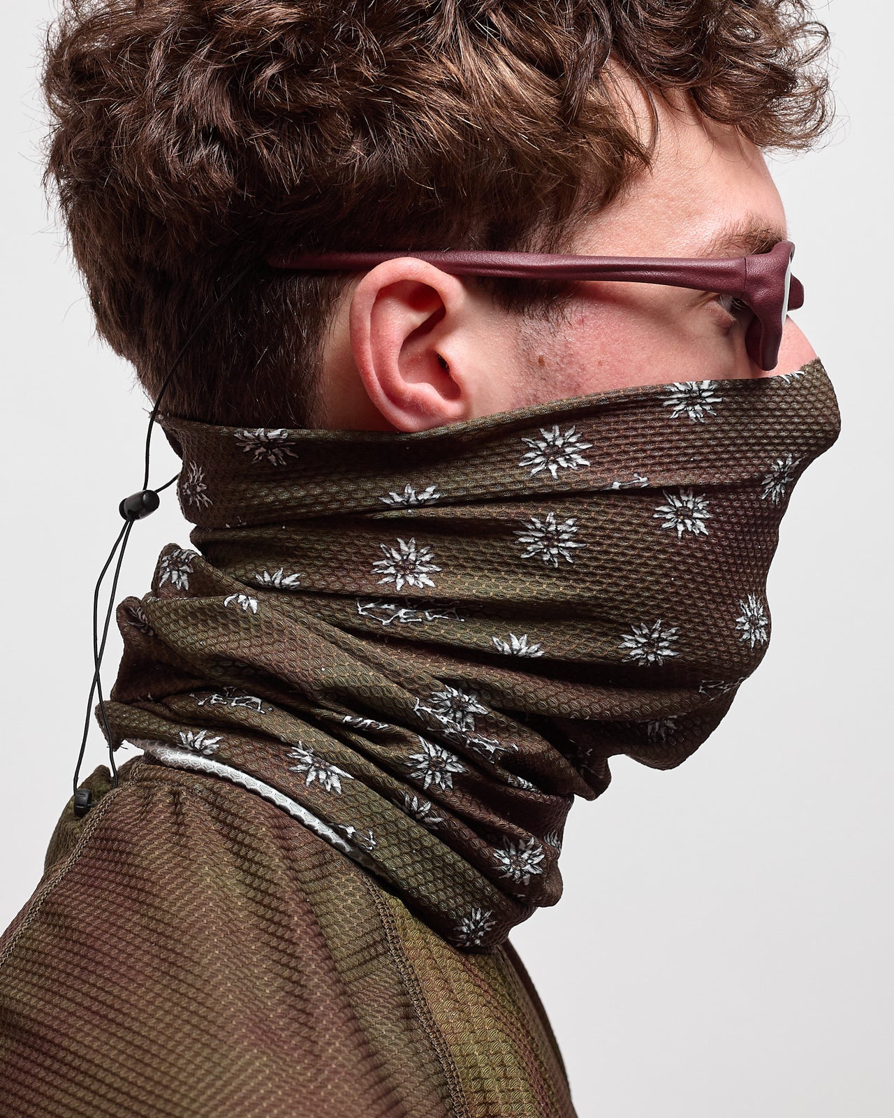 Mesh Head Gaiter in Edelweiss Dye