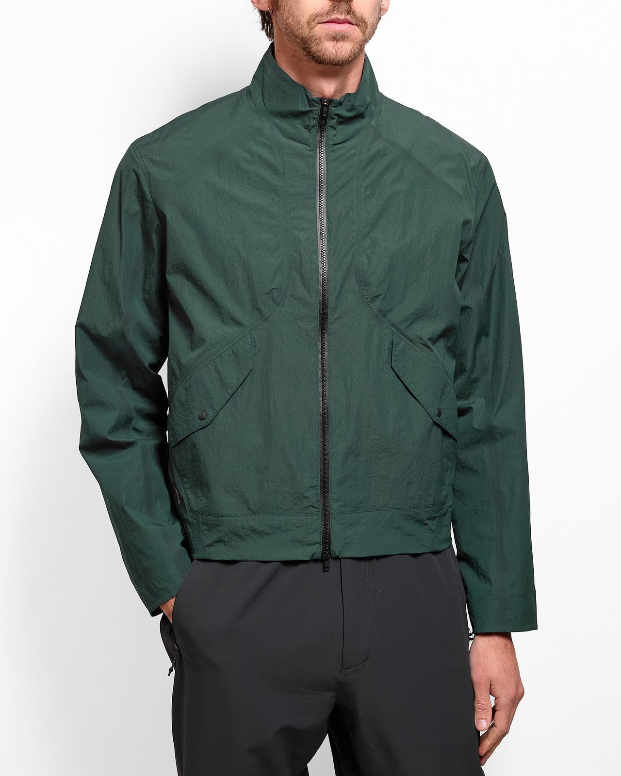 Lined Bomber in Green Gables