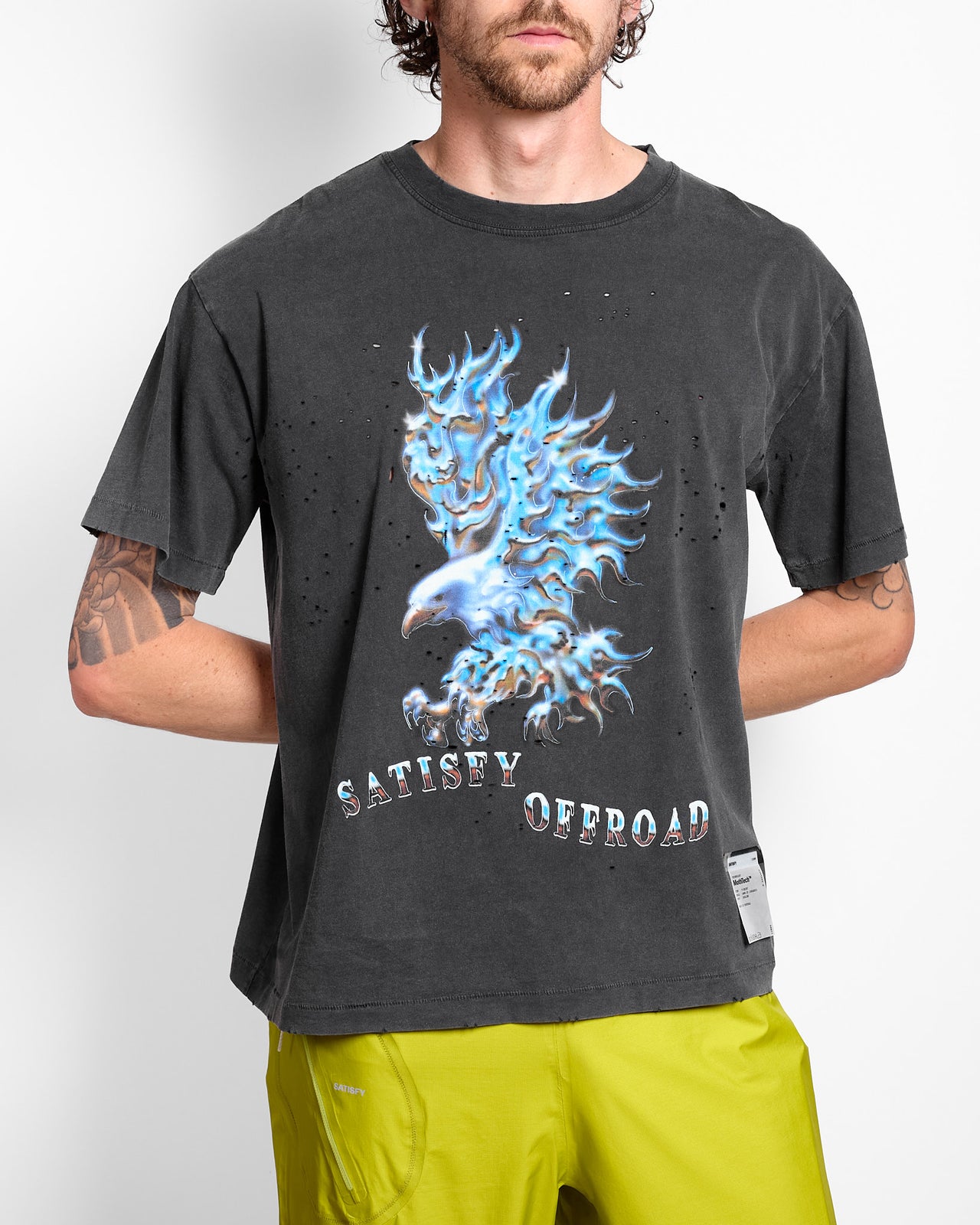 MothTech™ T-Shirt in Aged Black