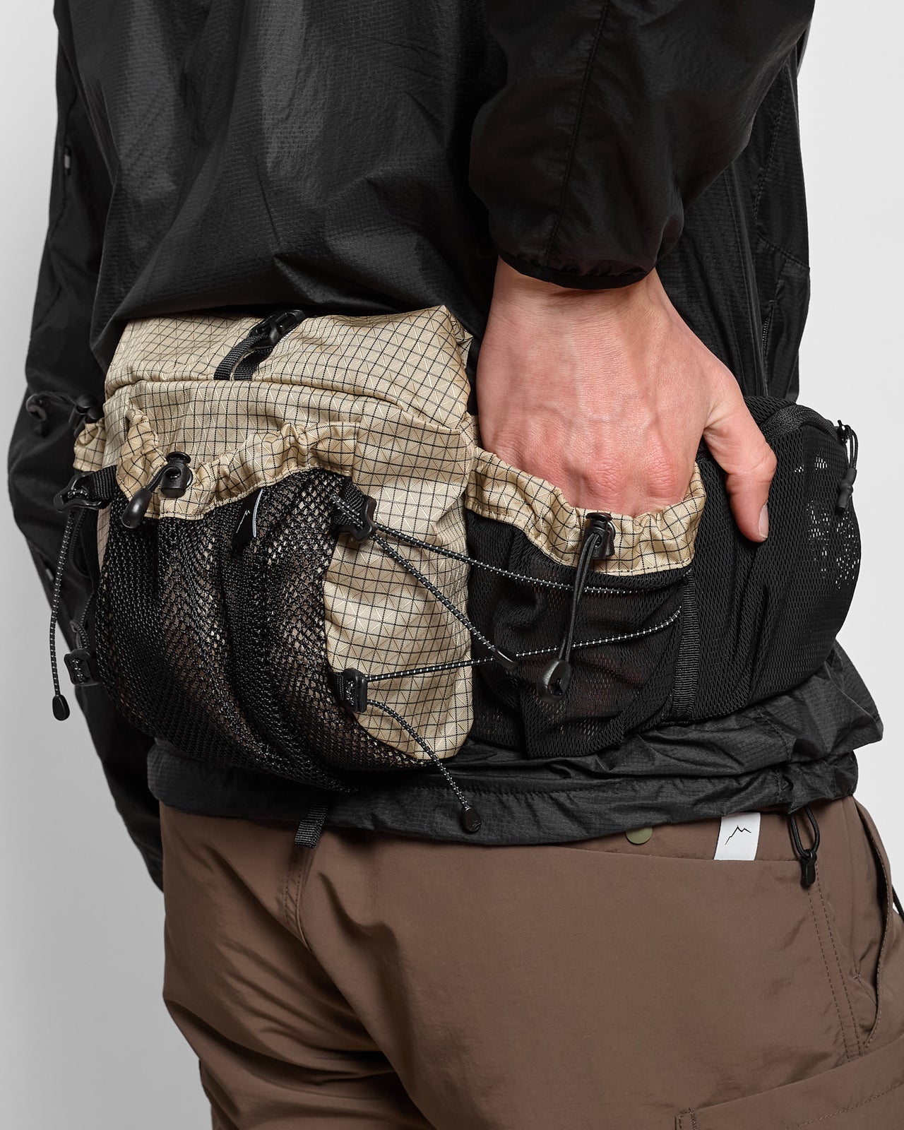 Fanny Pack in B-Grid Beige