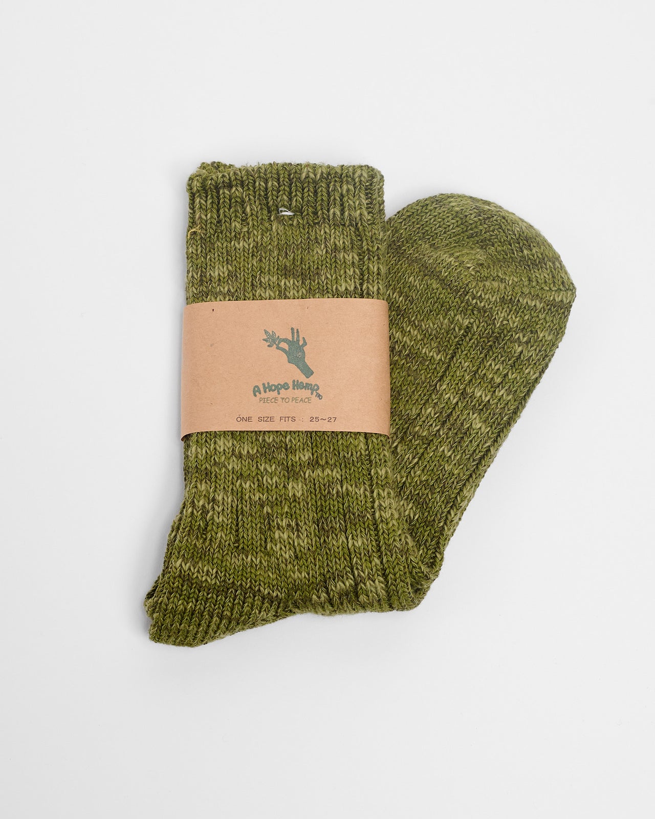Hemp Crew Sock in Sage