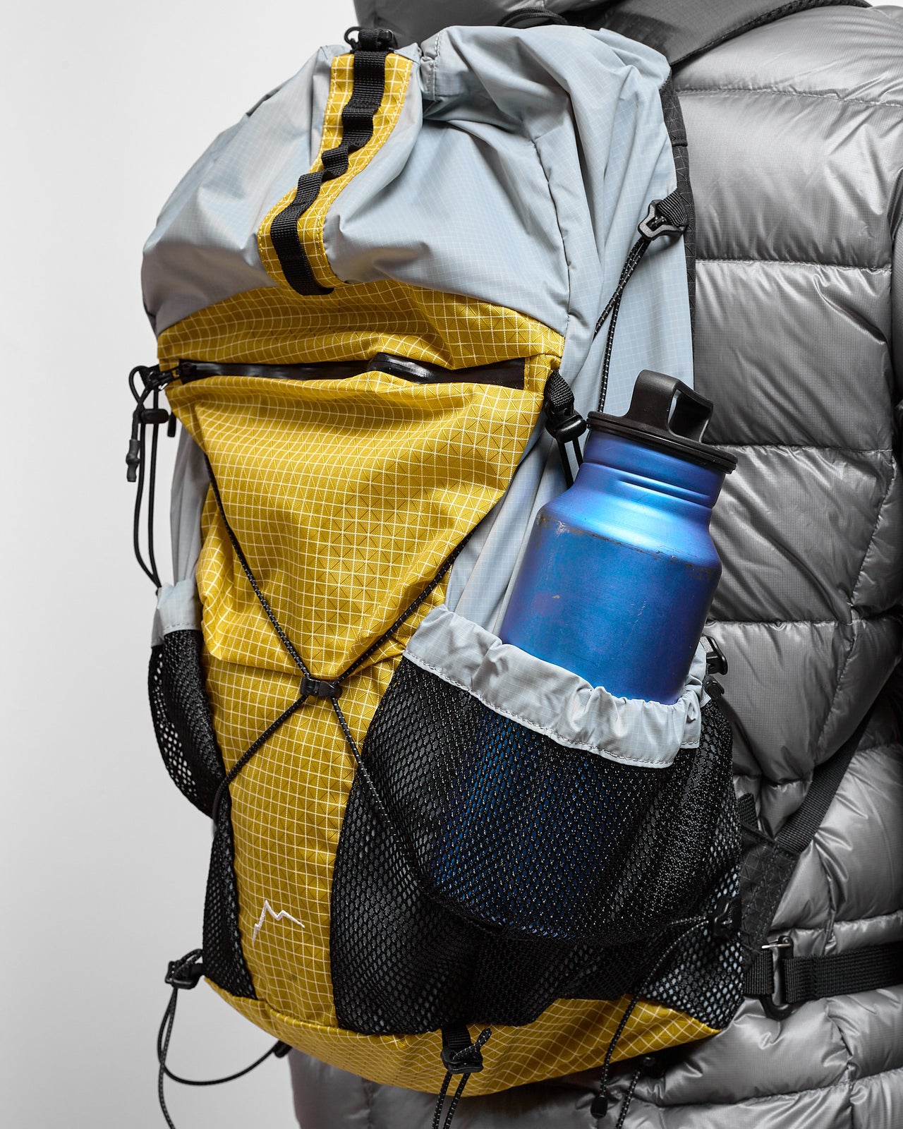 Biseul Pack in Cayl Grid Yellow Green