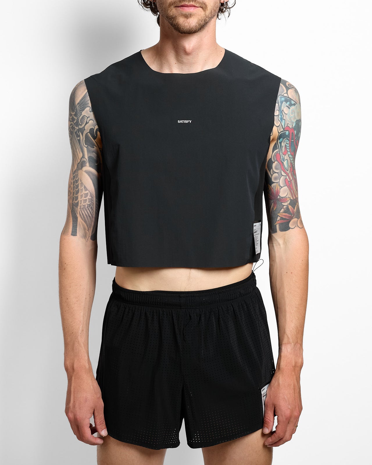 Justice™ Trail Cropped Muscle Tee in Black