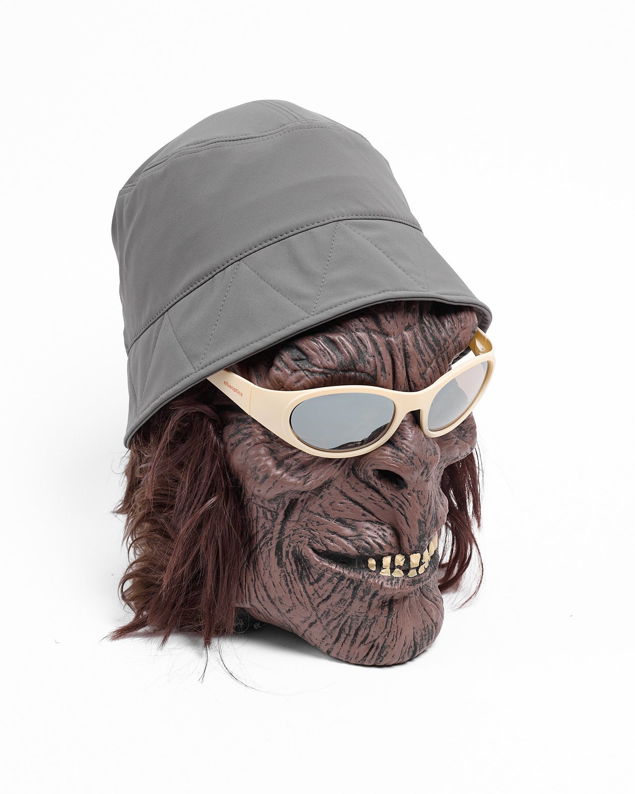 Double Layer Hat in Grey