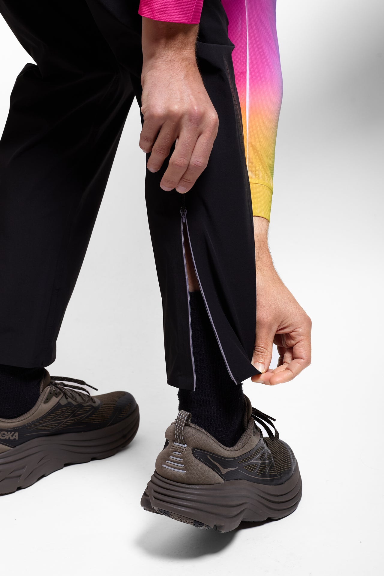 Lightweight Run Trousers in Black