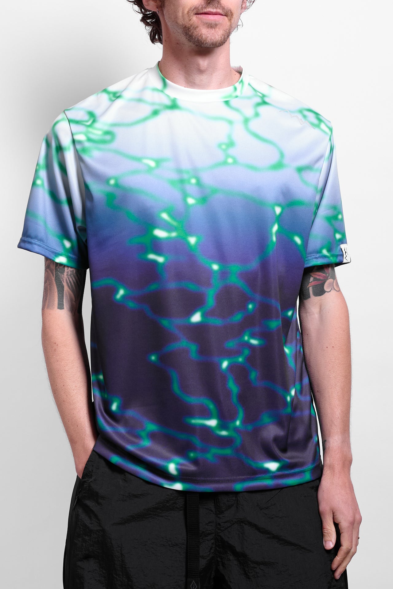 Lithium Tie Dye Top in Purple