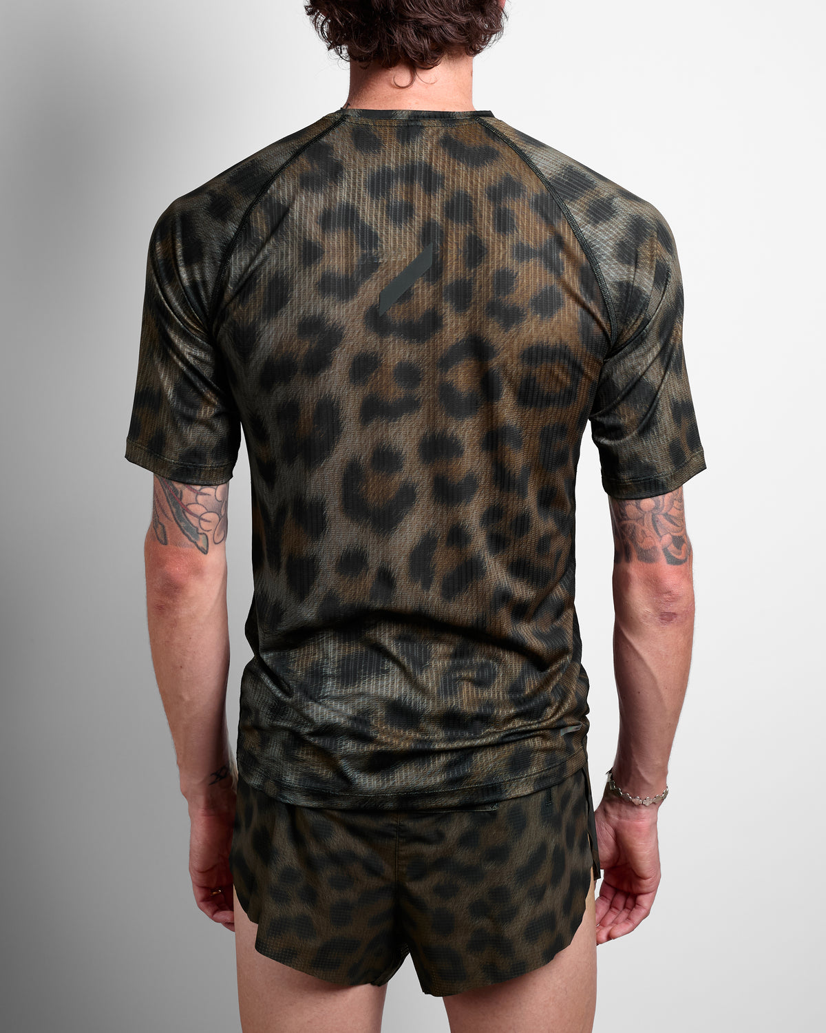Race Tee in Dark Leopard