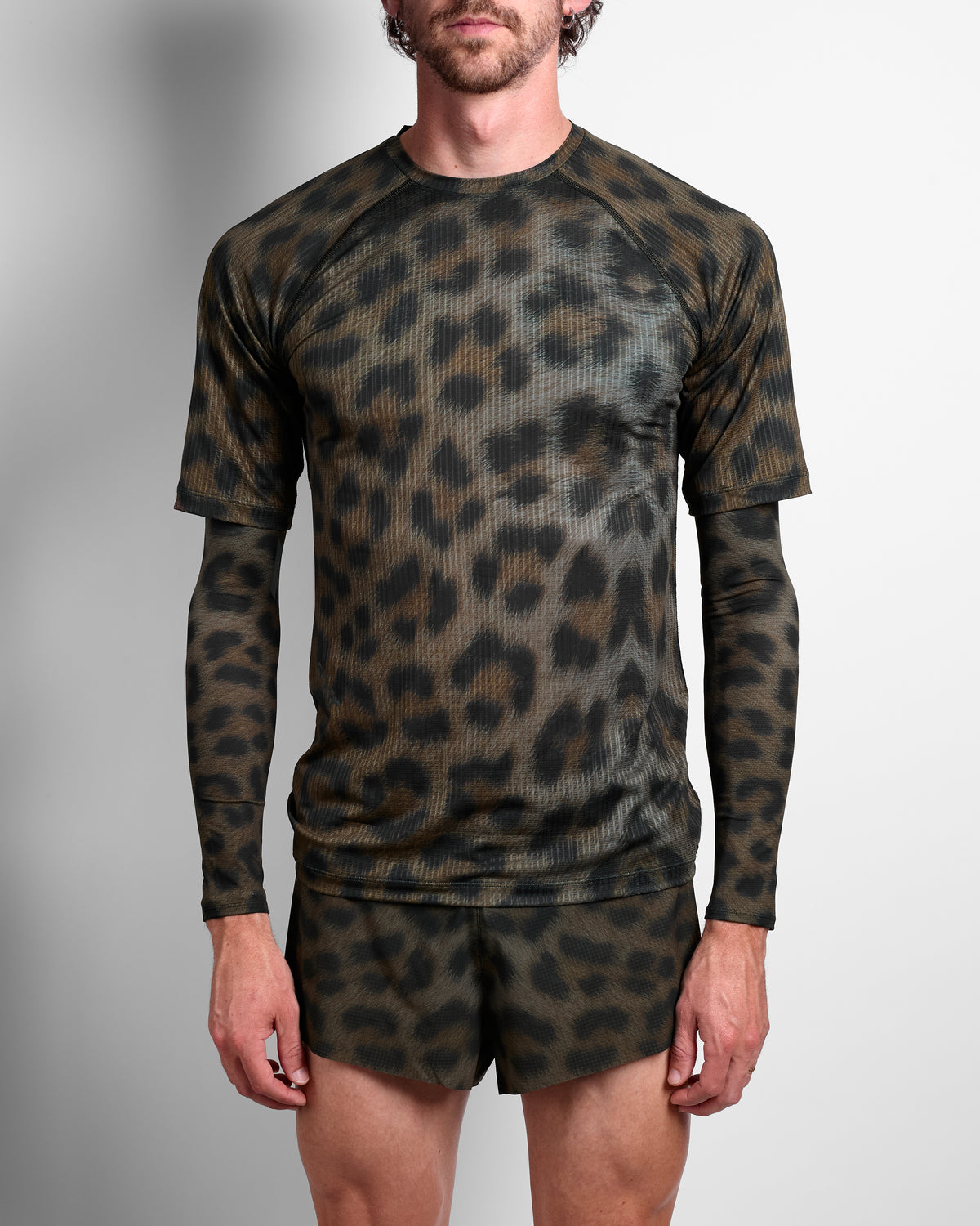 Race Sleeves in Dark Leopard