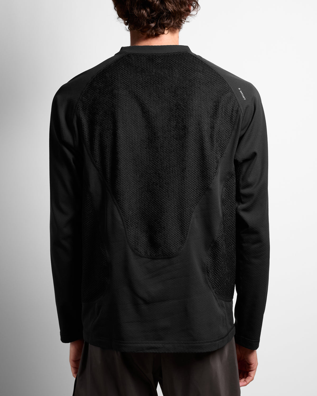 FuzzFleece™ Octa® Long Tee in Black