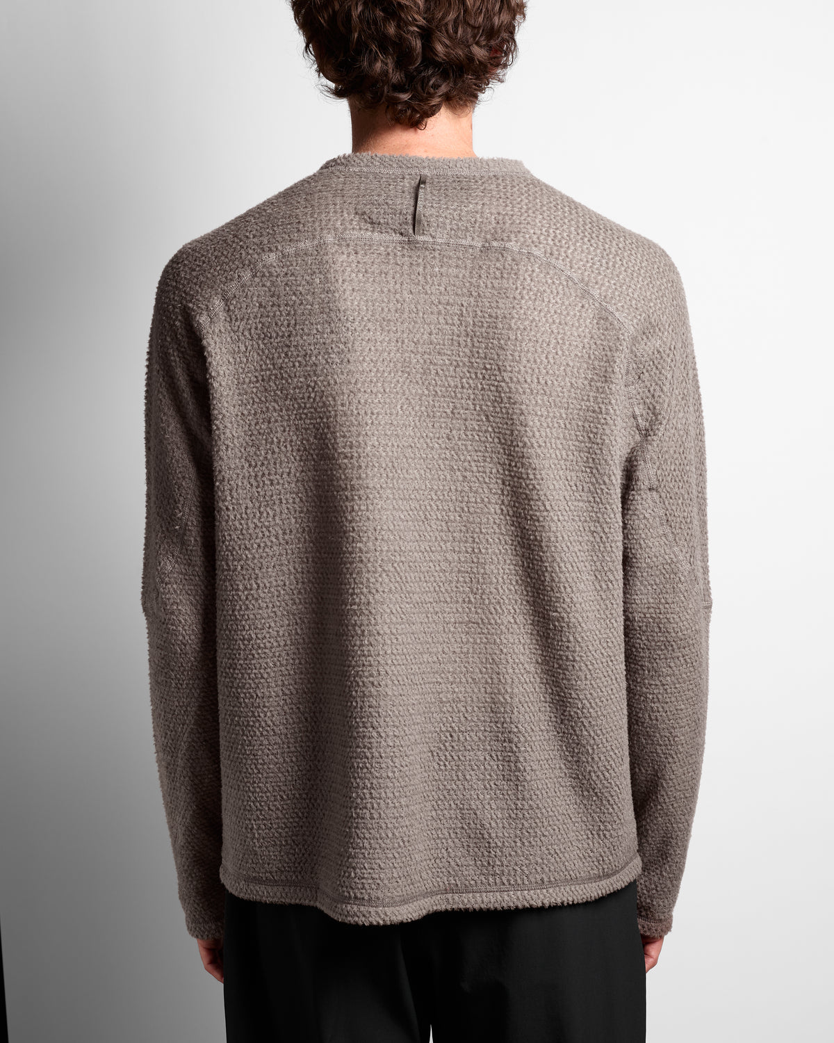 FuzzFleece™ AD Long Tee in Falcon