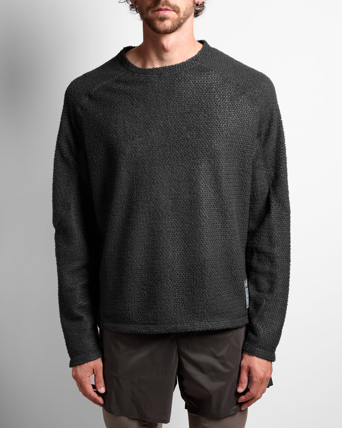 FuzzFleece™ AD Long Tee in Phantom
