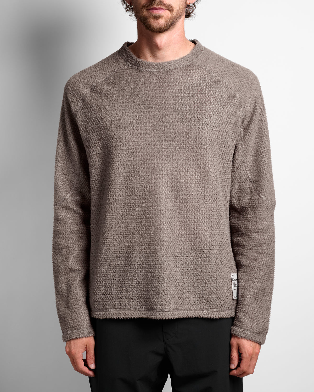FuzzFleece™ AD Long Tee in Falcon