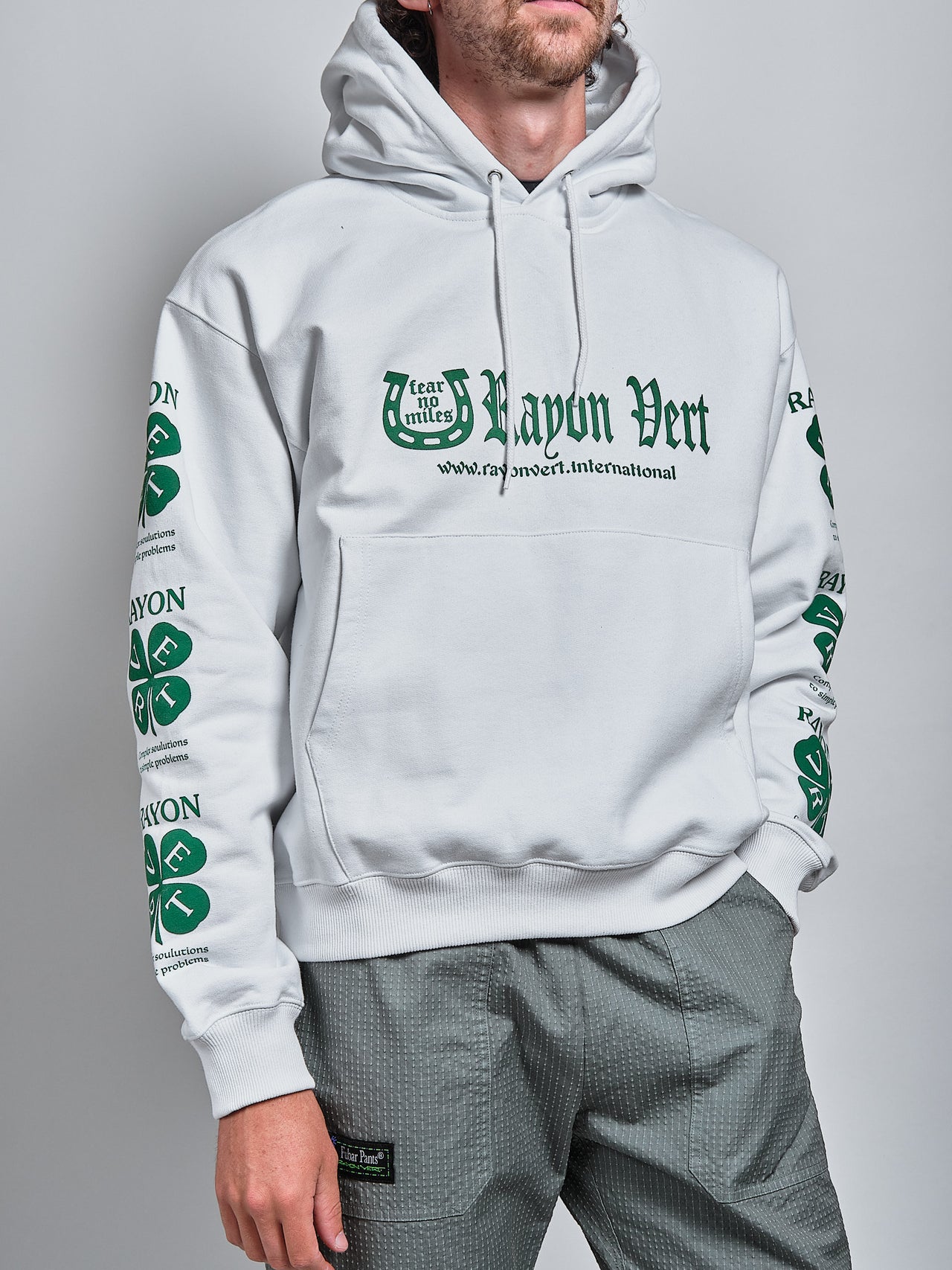 Knossos Hoodie in Ghost White