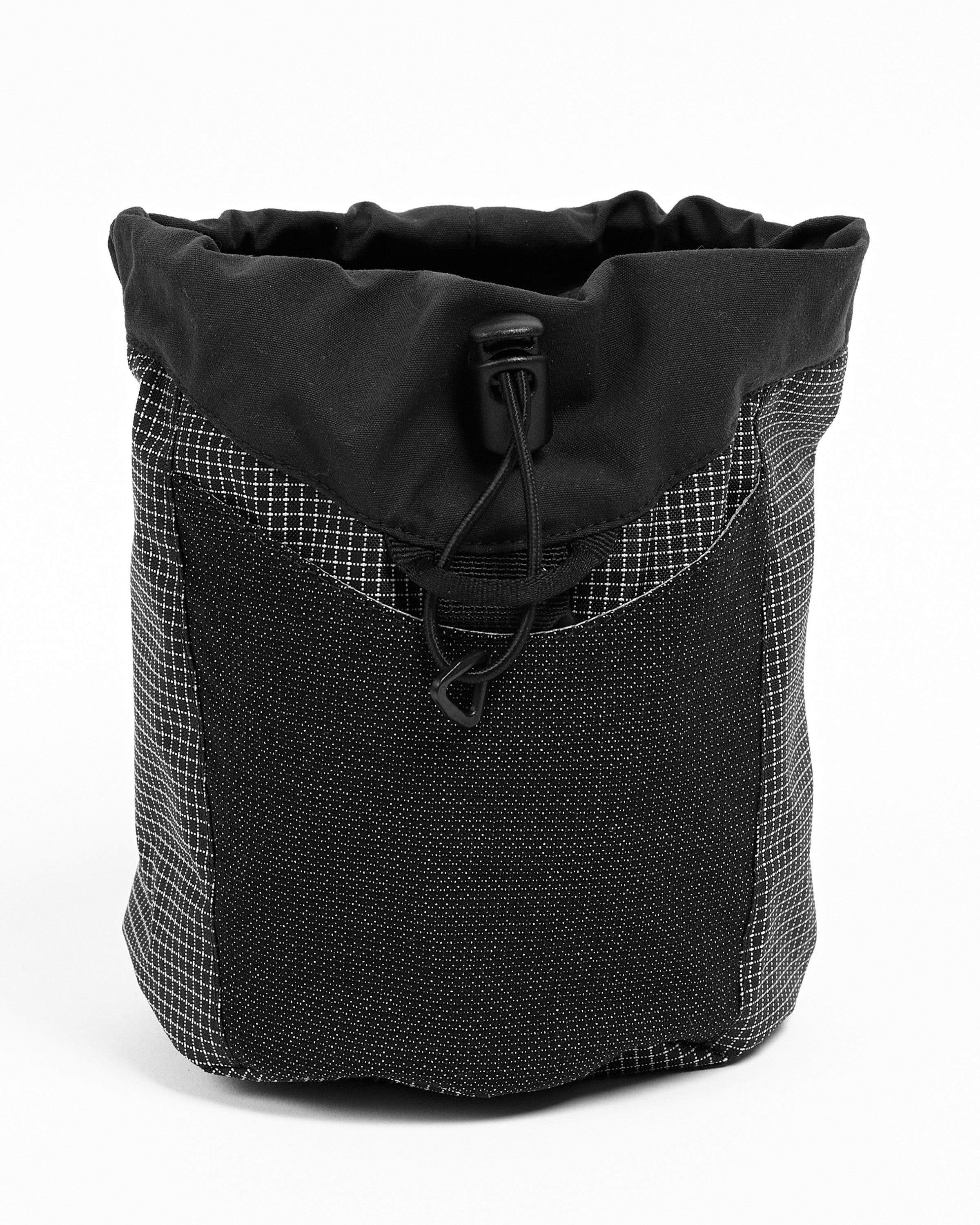 Karl Tolgu Chalk Bag in WT Black Grid ~ Windthrow