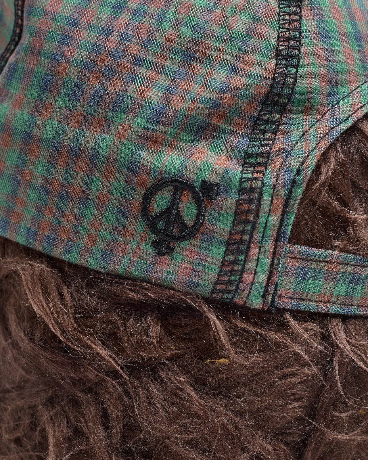 Twisted 6 Panel Hat in Forest/Brown/Black