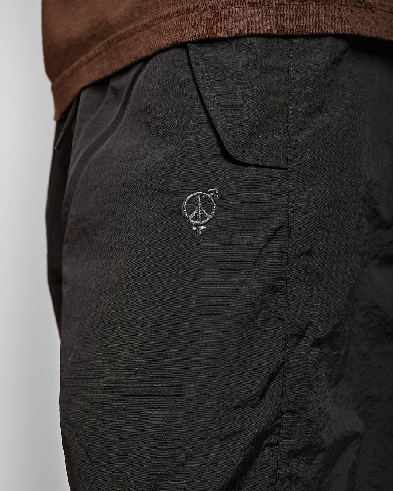 Military Over Pant in Black