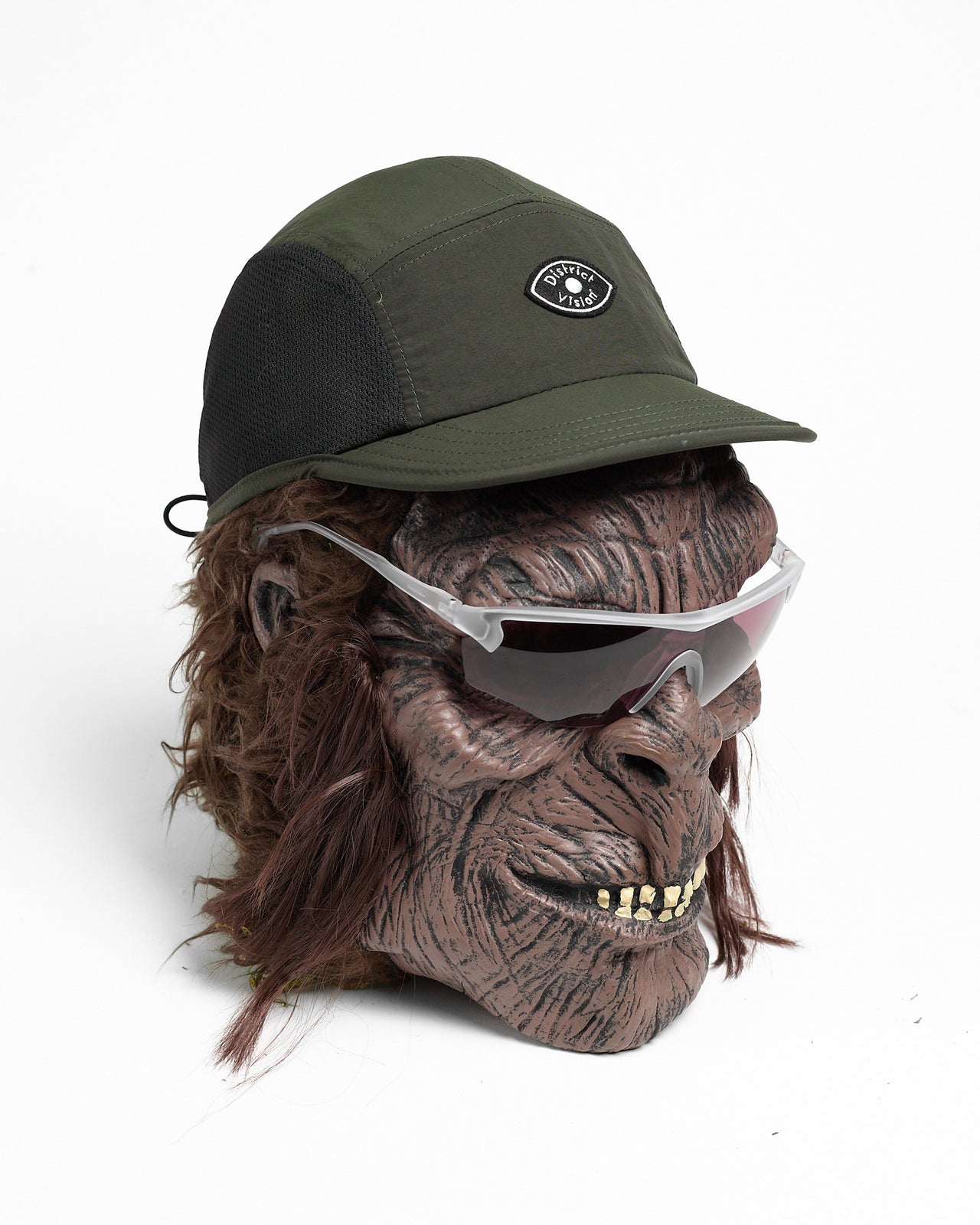 Performance Paneled Mesh Hat in Cypress