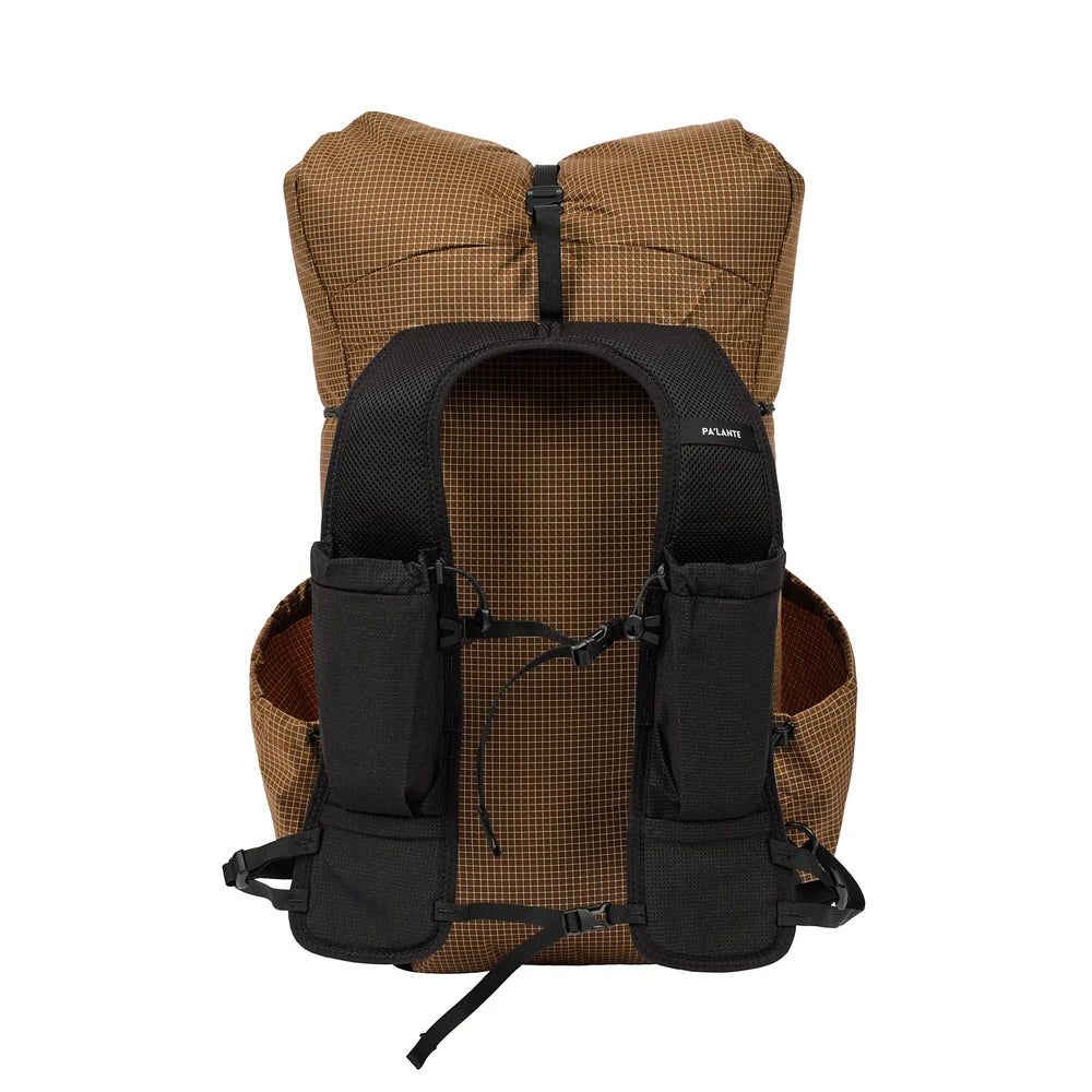 Desert Pack W/ Joey Straps in Brown Gridstop