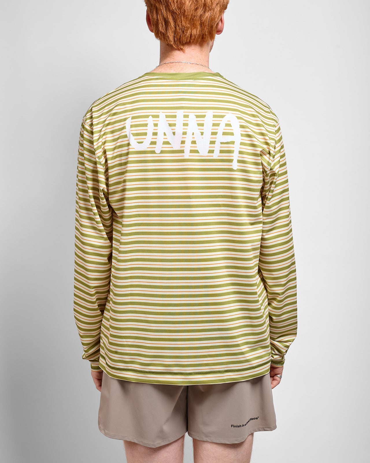 Striped LS in Sage Stripe
