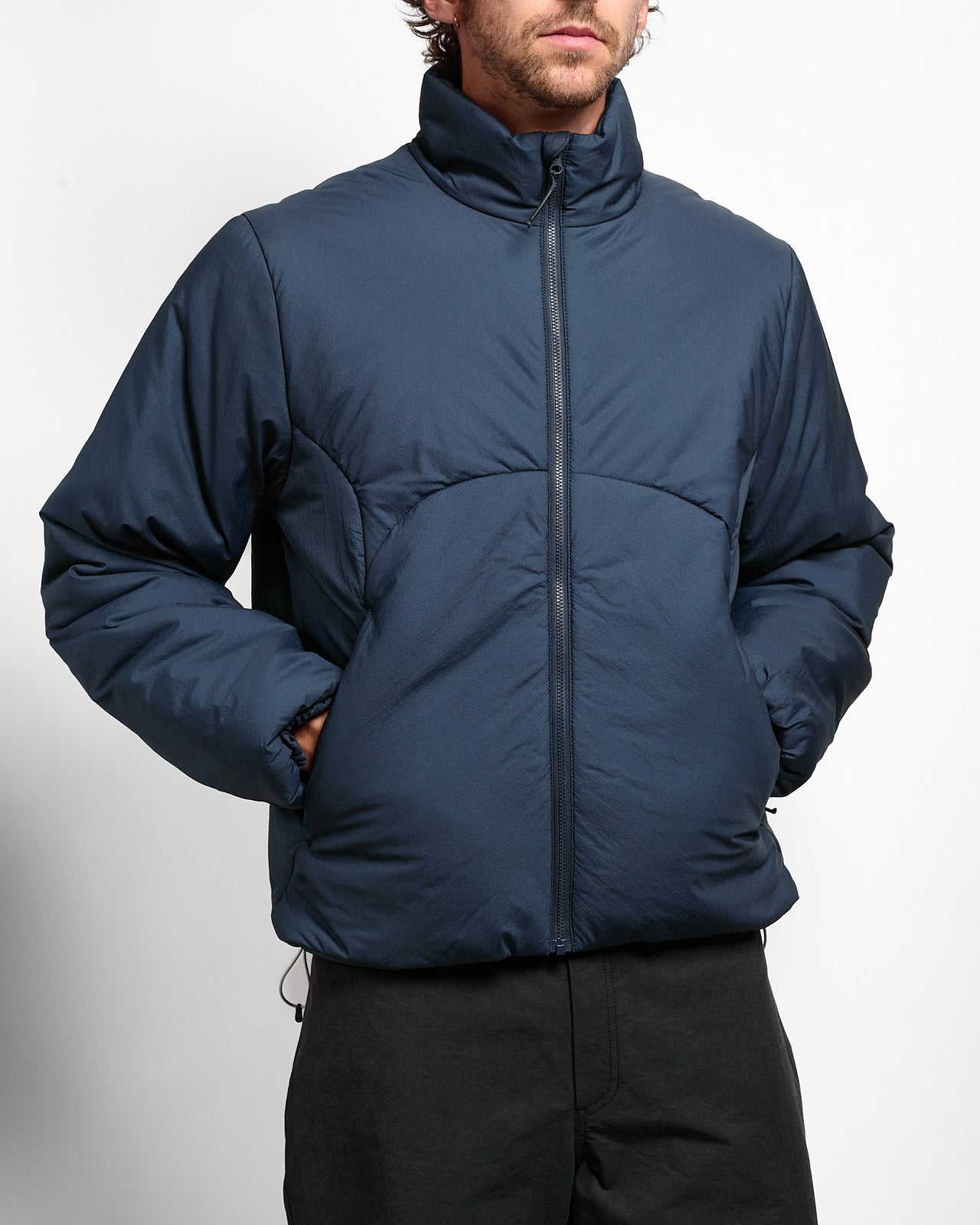 Stirrup Insulated Jacket in Slate Blue