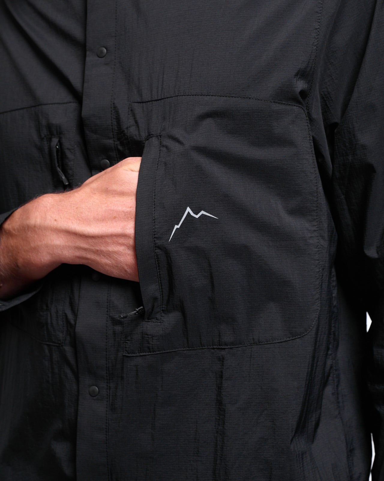 Feather Shirt in Black