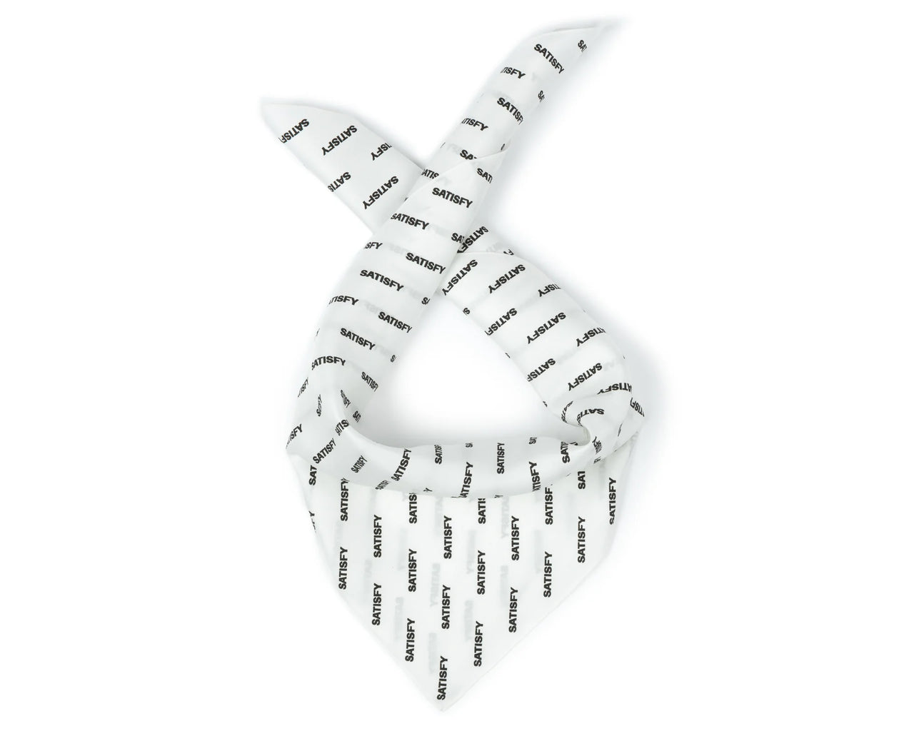 SoftCell™ Carré de soie Bandana in White Down
