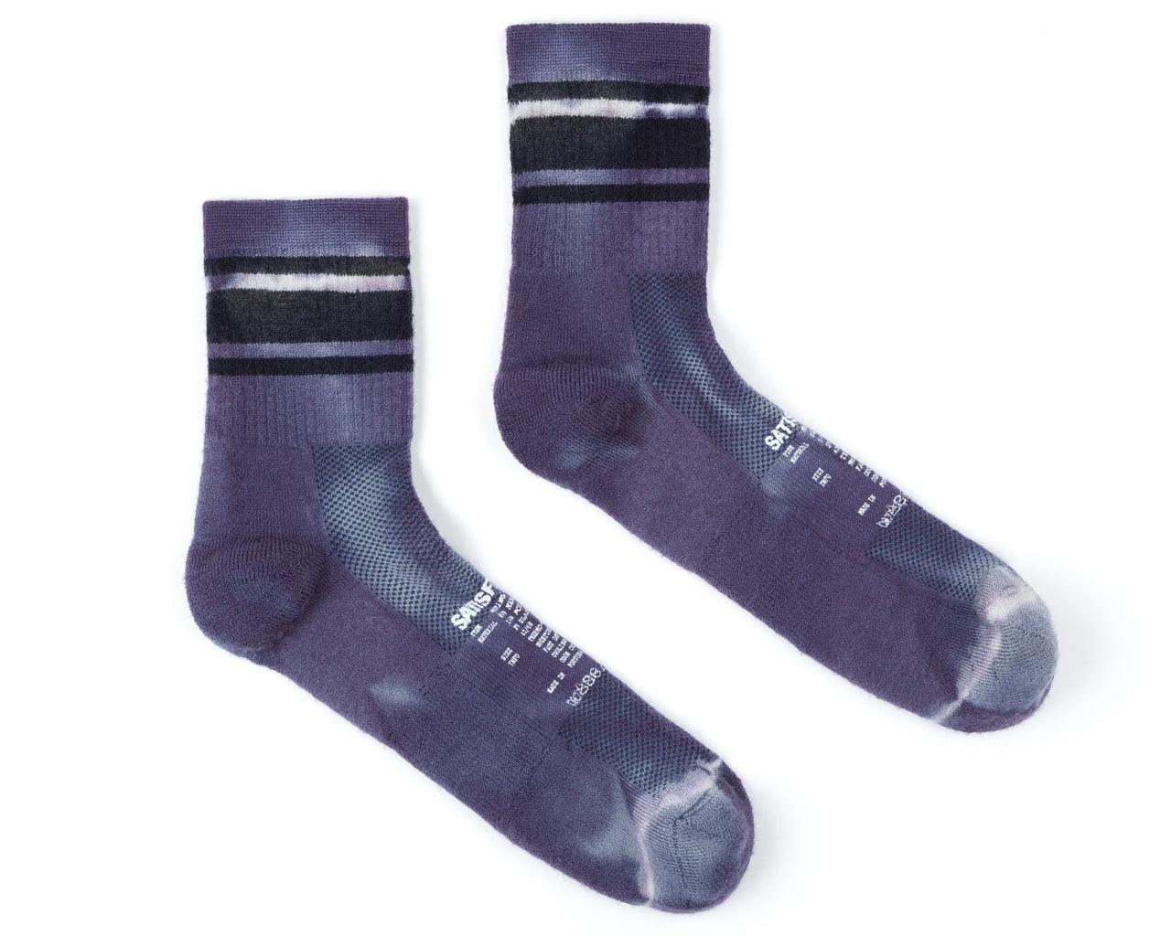 Merino Tube Socks in Deep Lilac