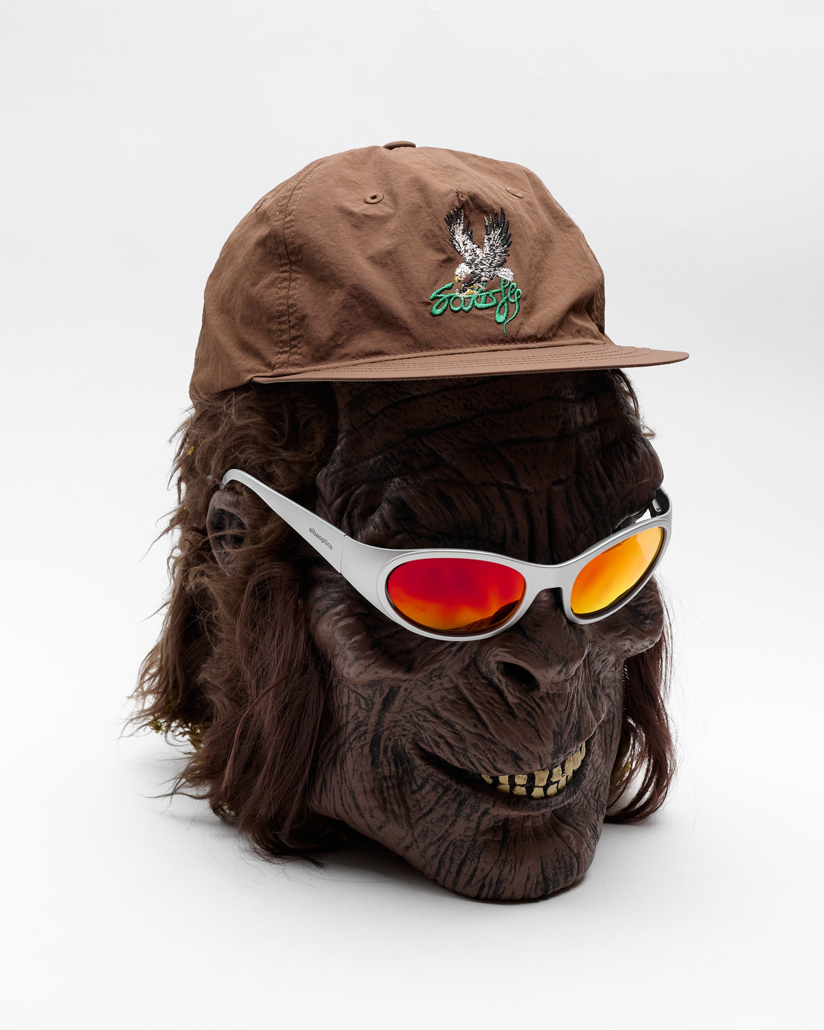 FliteSilk™ 5 Panel Pinch Cap in Rain Drum