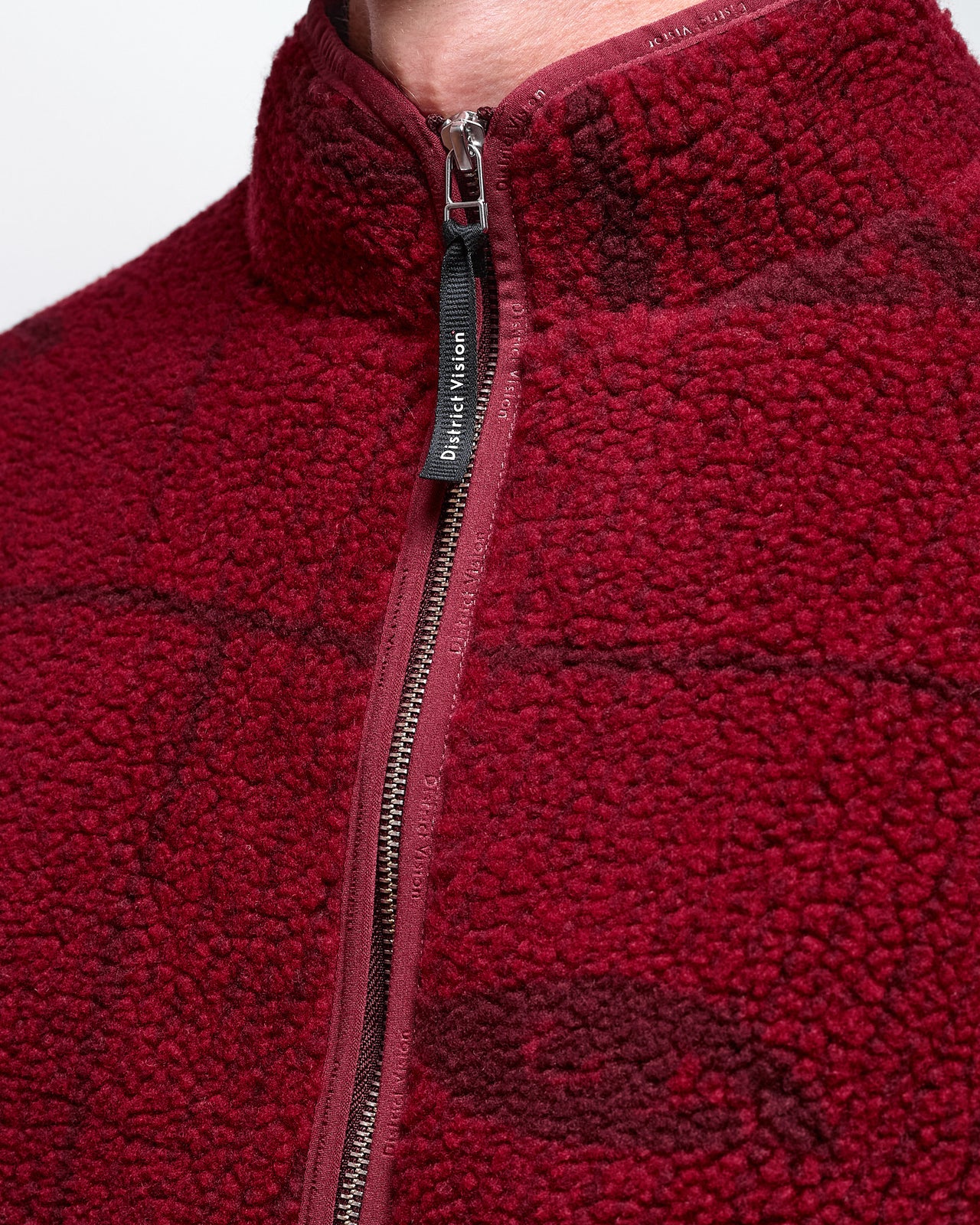 Half-Zip Pile Fleece in Hollow Visions
