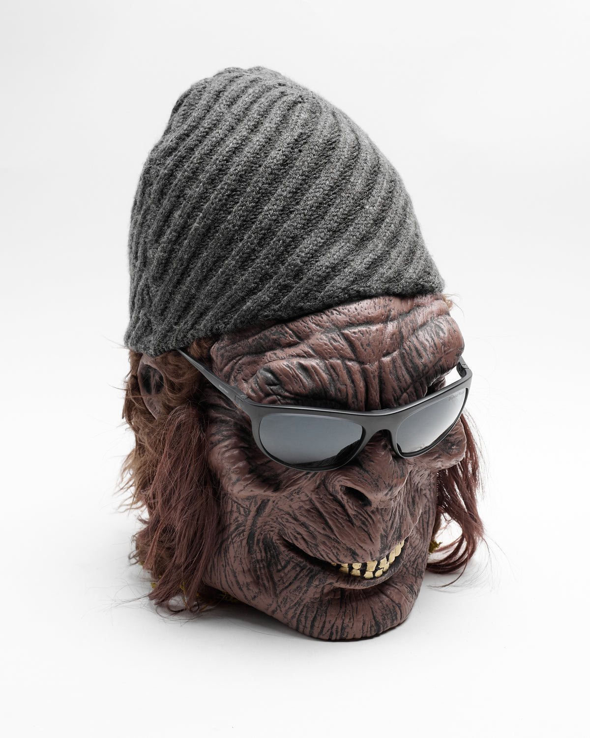 Threaded Toque in Wool Charcoal