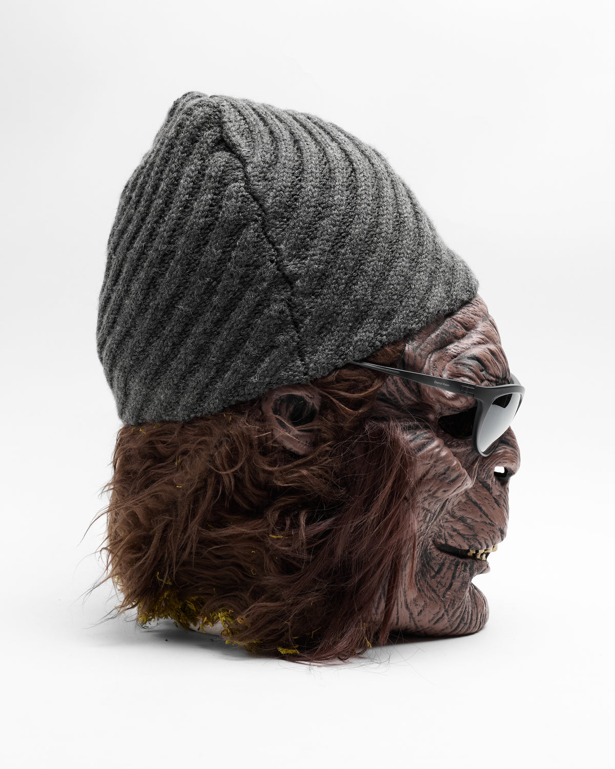 Threaded Toque in Wool Charcoal